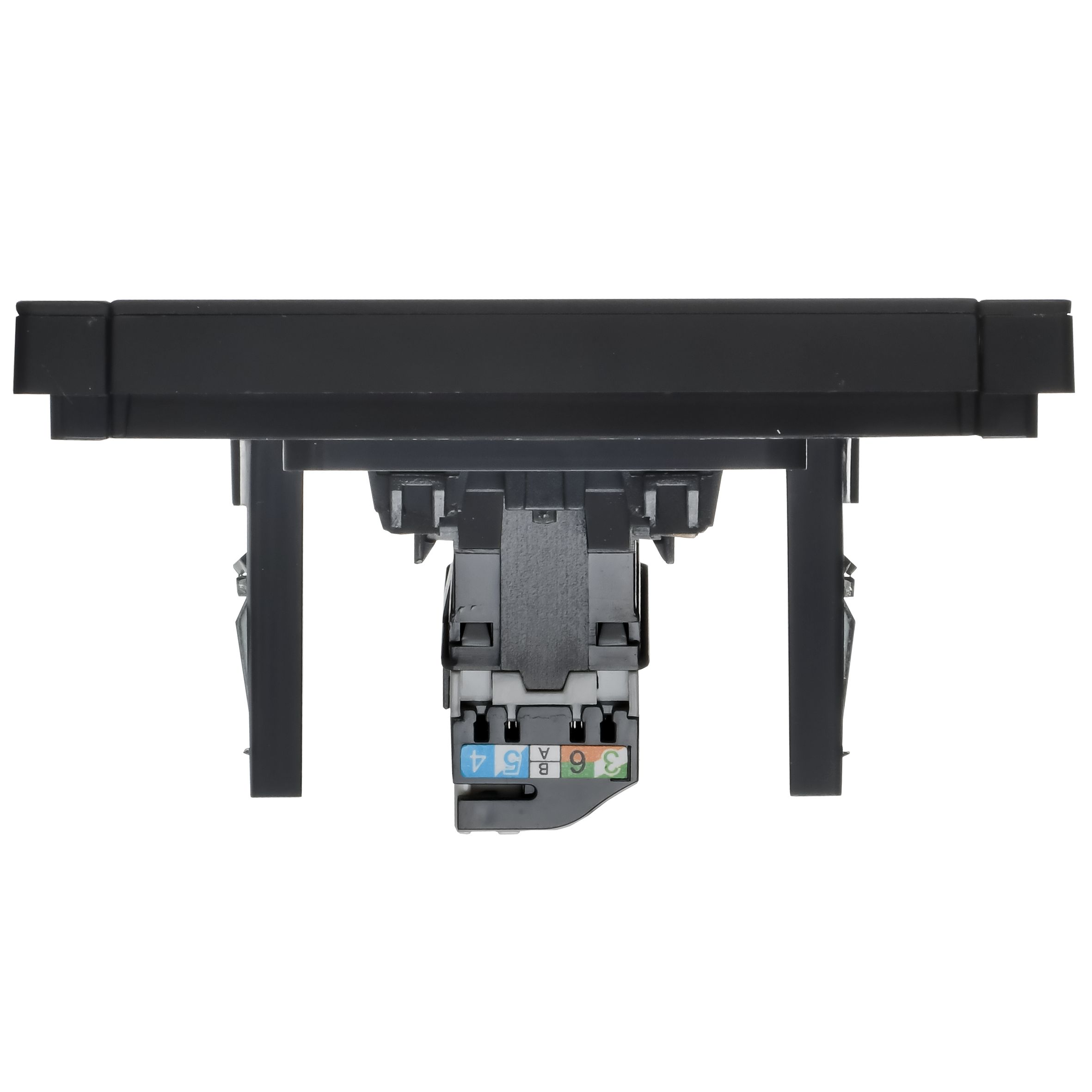 FORTE&PIANO Розетка компьютерная RJ45 кат.5E FP132M металл черный IEK — фото