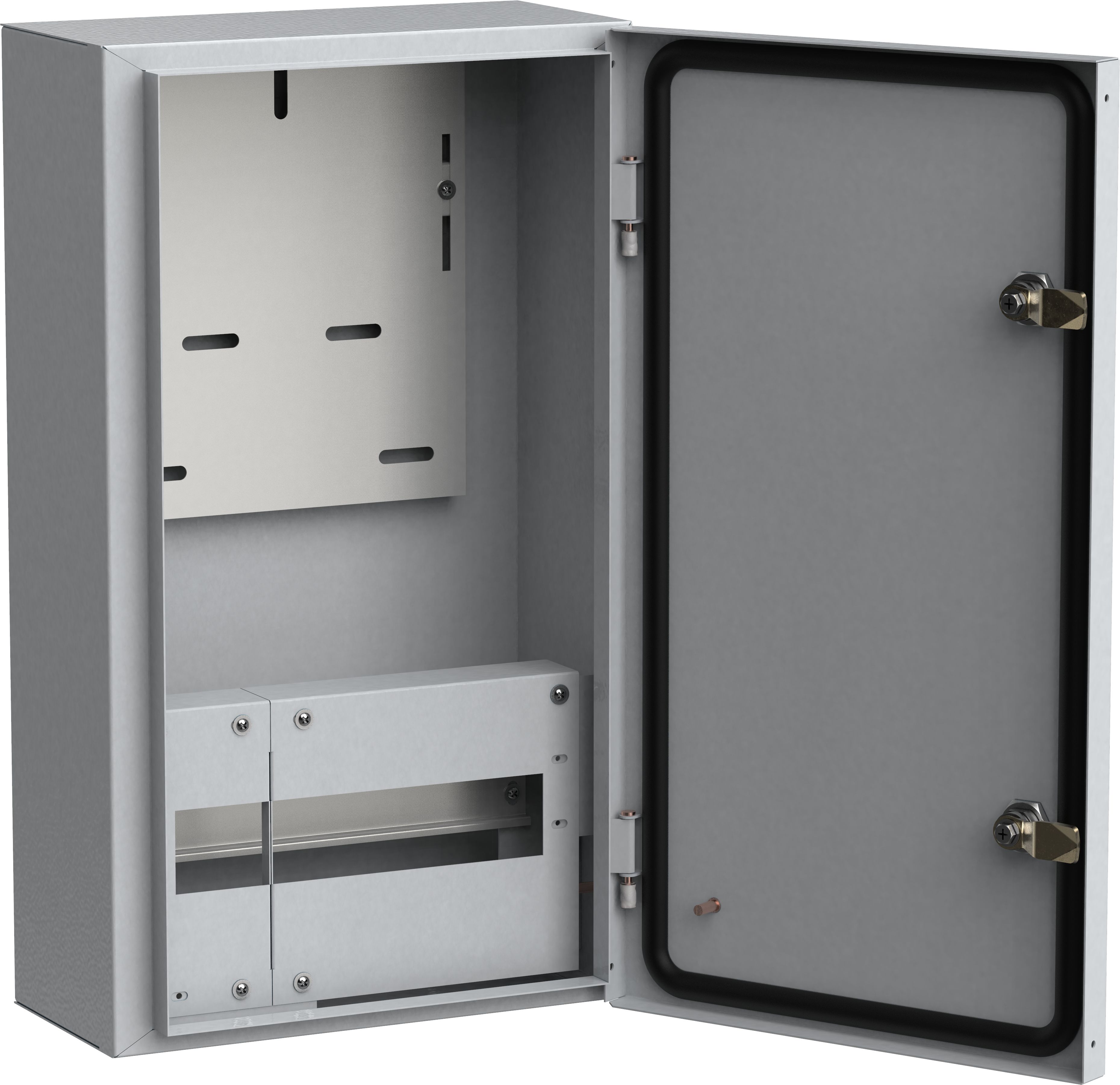 TITAN Корпус металлический ЩУРн-3/12 (540х310х165мм) IP54 без окна IEK