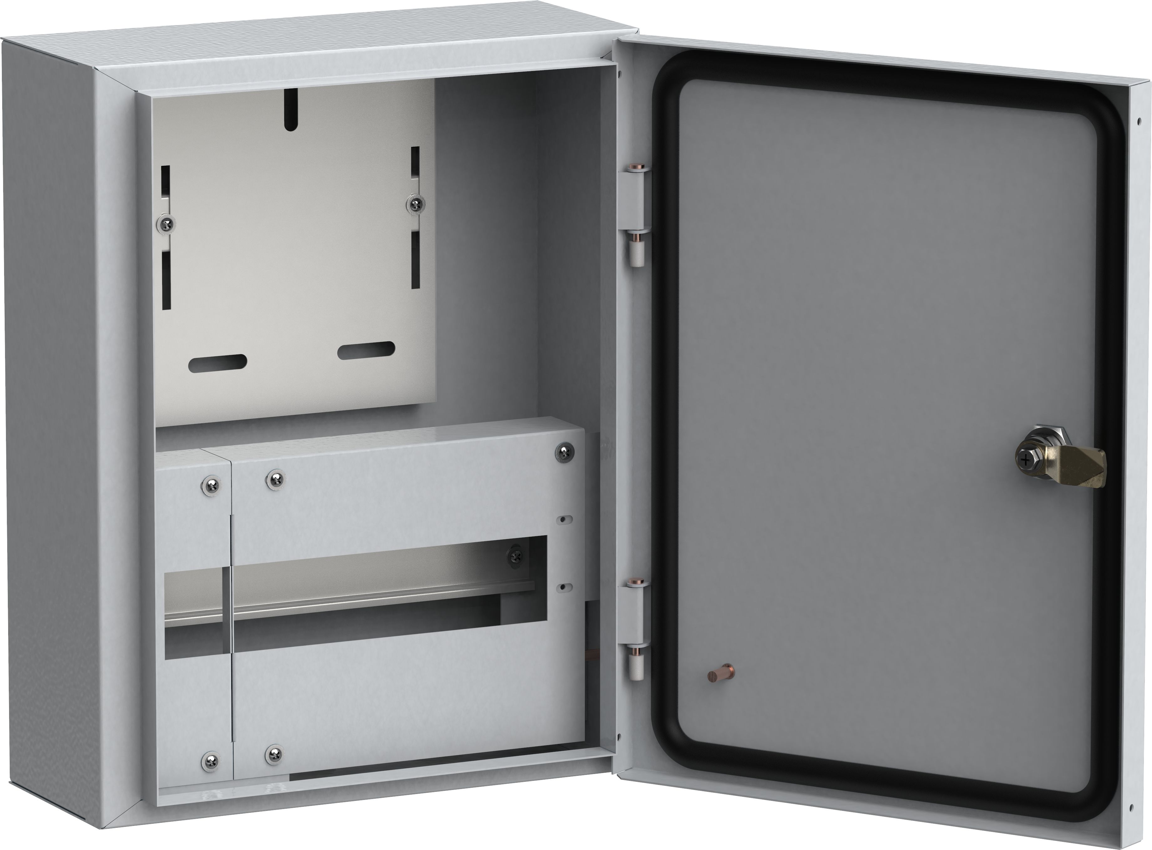 TITAN Корпус металлический ЩУРн-1/12 (395х310х145мм) IP54 без окна IEK