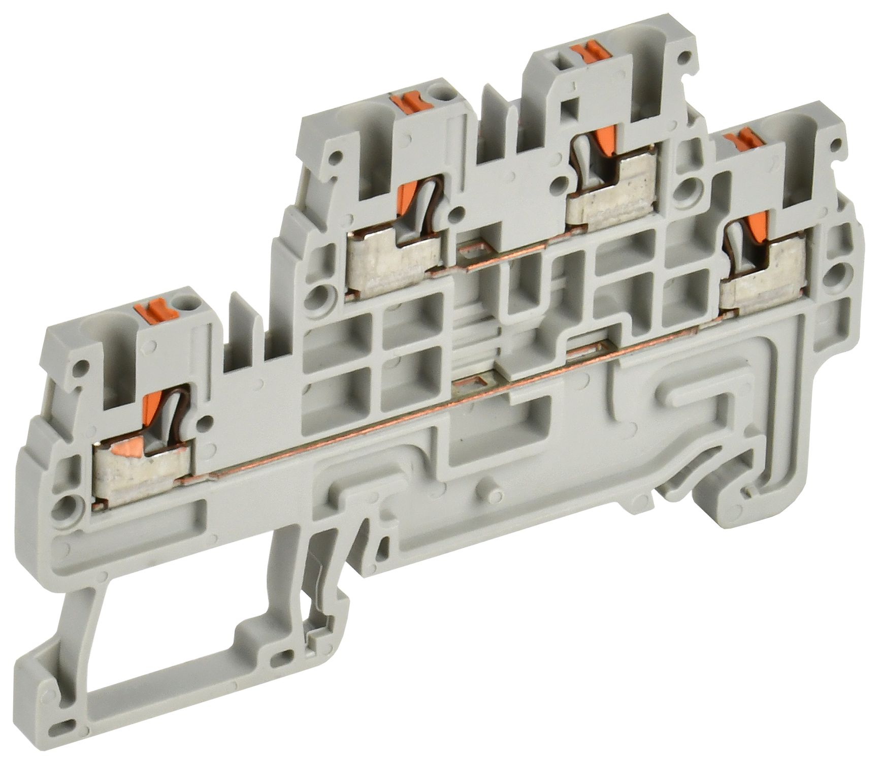ARMAFIX Клемма пружин. Push-in CP-ML 2 ур. 1,5мм2 серая IEK