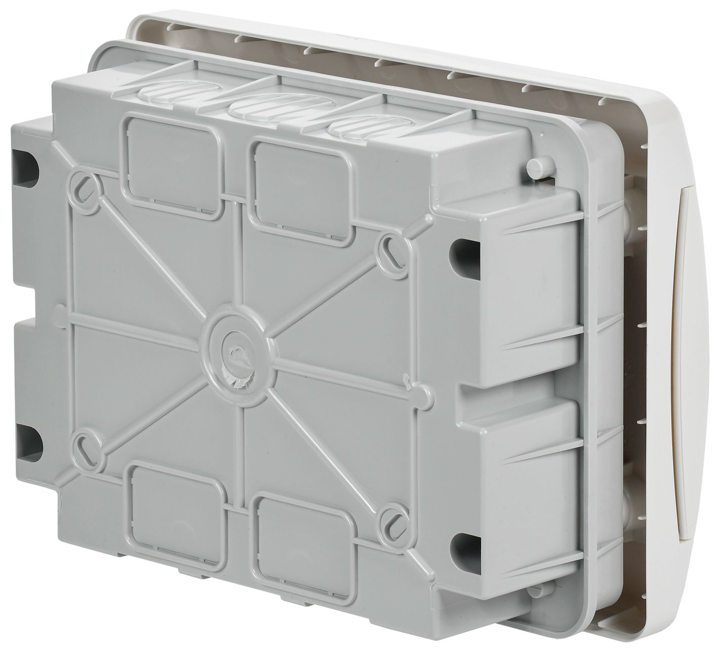 UNION Compact Корпус пластиковый ЩРВ-П-8 IP41 белая дверь IEK — фото
