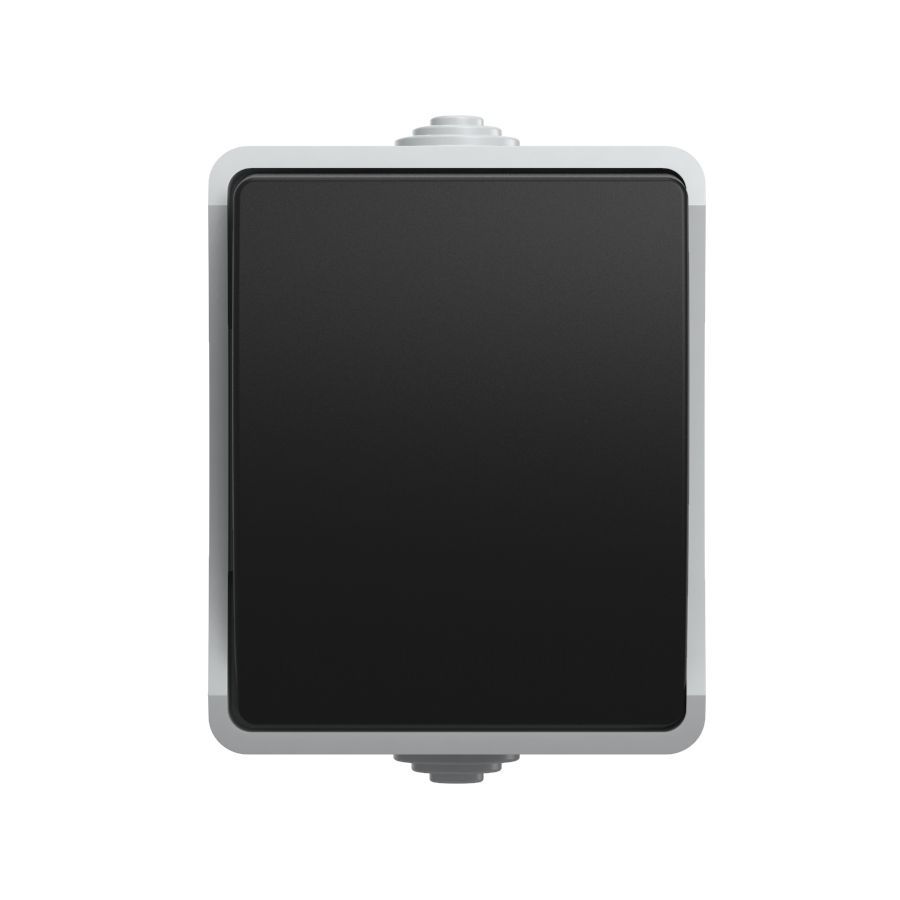 FORS Выключатель 1-клавишный проходной для открытой установки 10А IP54 ВС20-1-0-ФСр серый IEK — фото