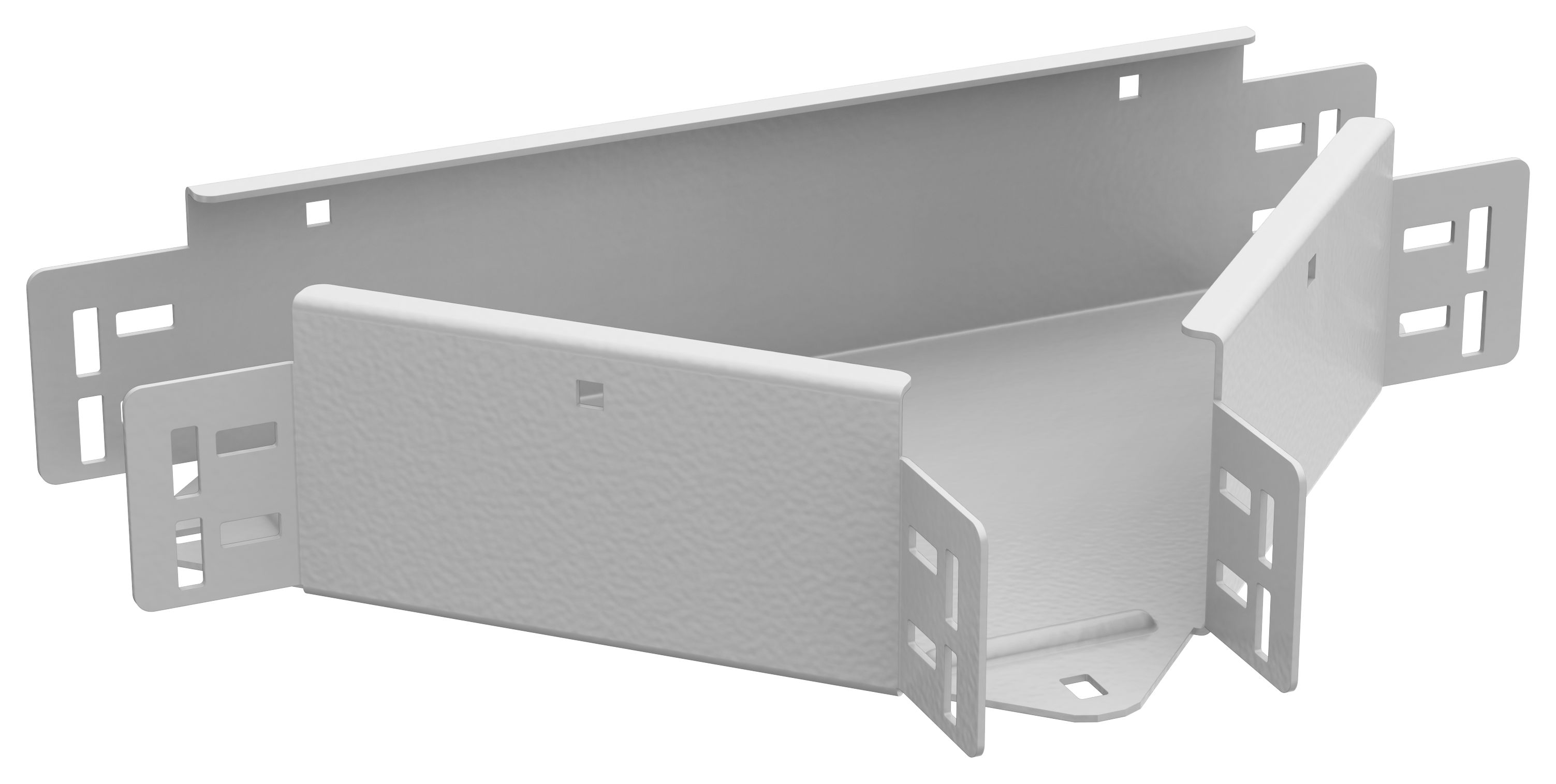 ESCA 7 Разветвитель Т-образный 80х80-2,0 RAL 9016 IEK