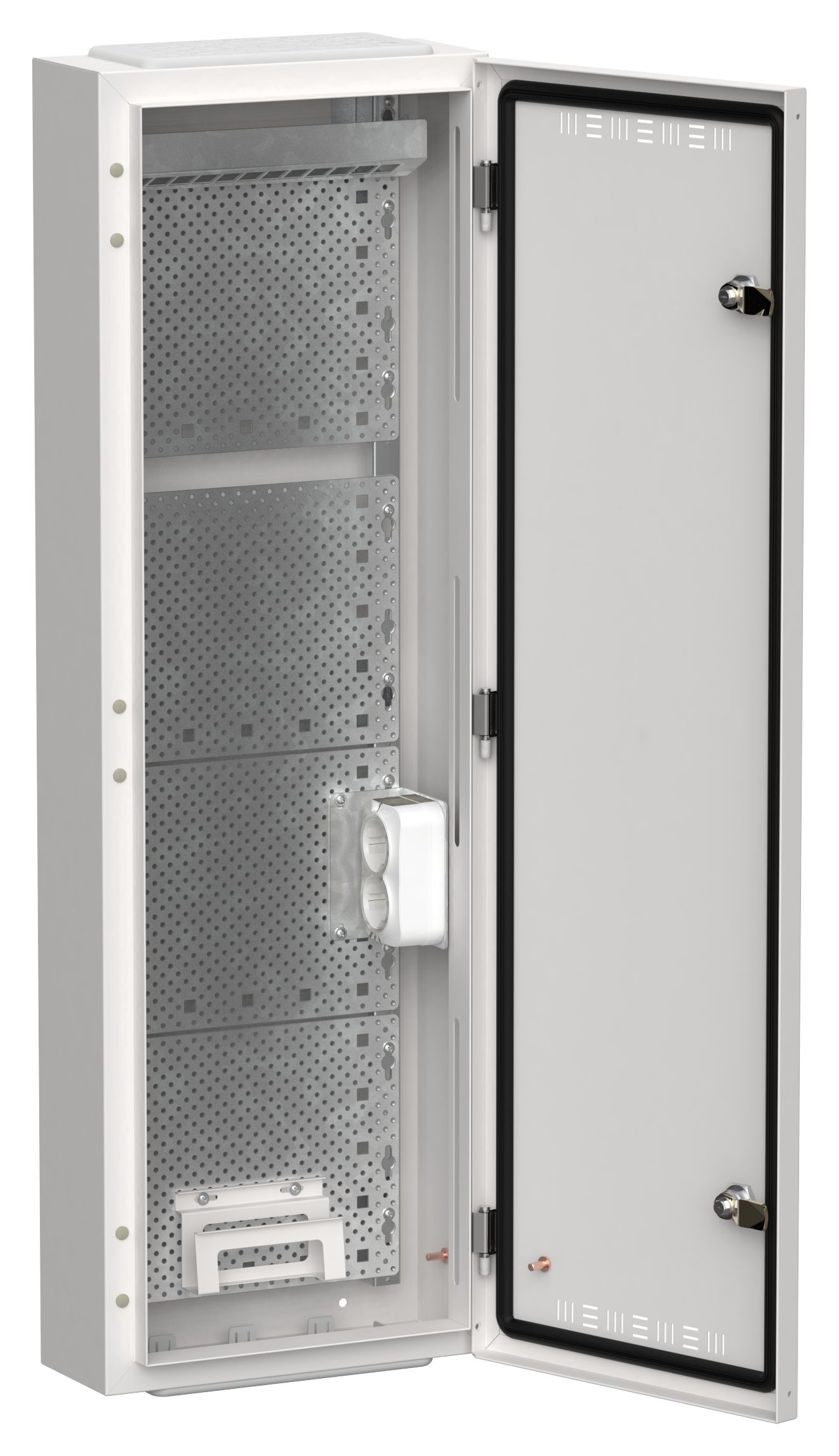TITAN 5 Корпус мультимедиа ЩРн-72 (1х72) 960х310х140мм IP30 белый IEK