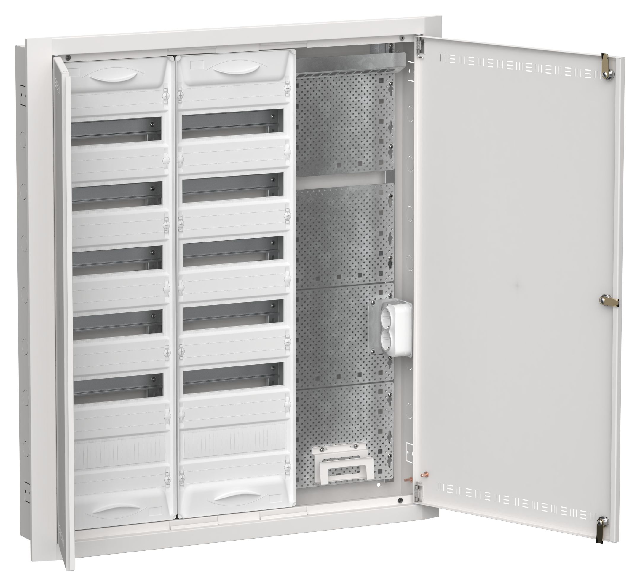 TITAN 5 Корпус комбинированный ЩРв-144 (3х72) 1005х885х130мм IP30 белый IEK