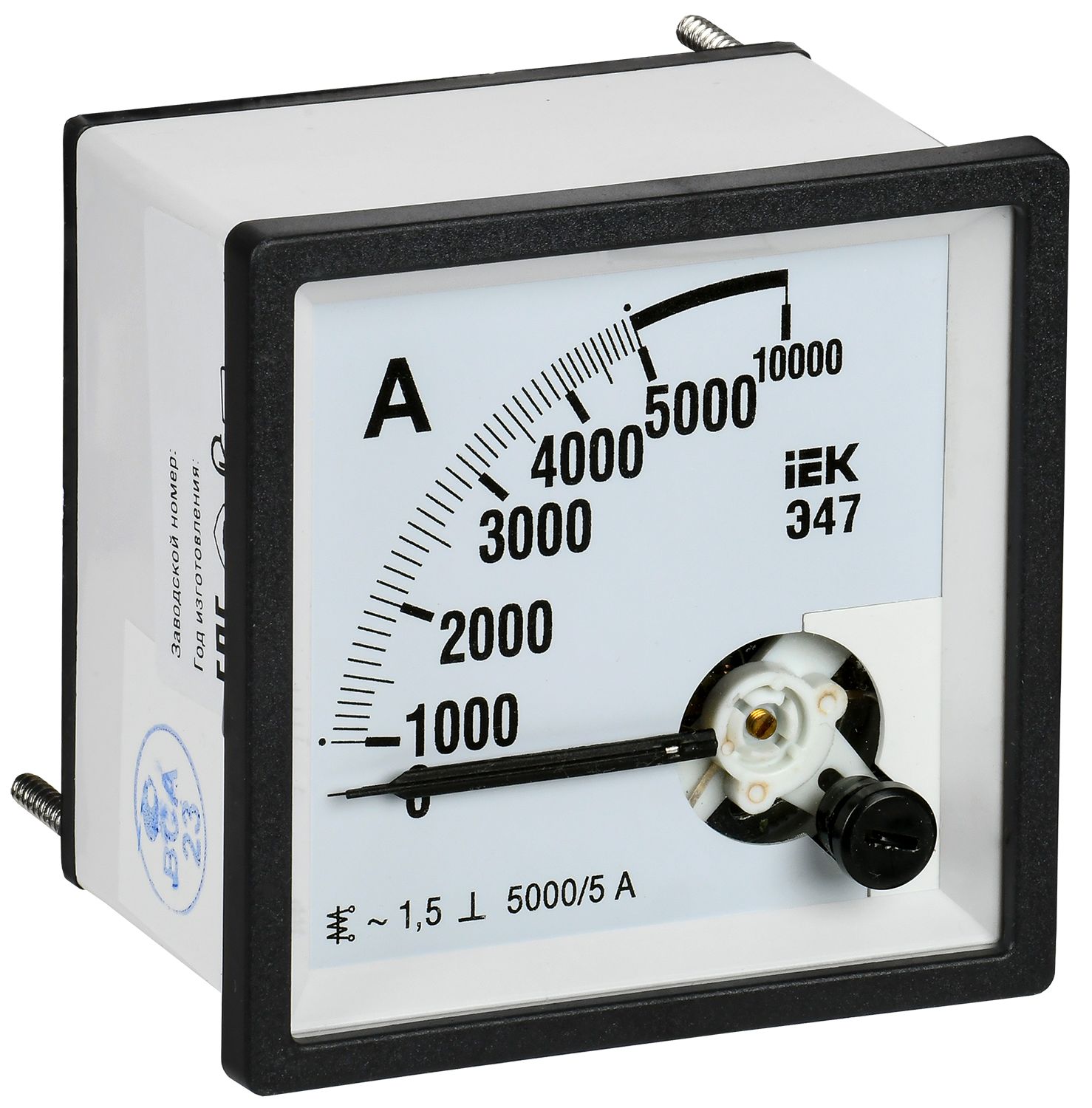 Амперметр Э47 5000/5А класс точности 1,5 72х72мм IEK