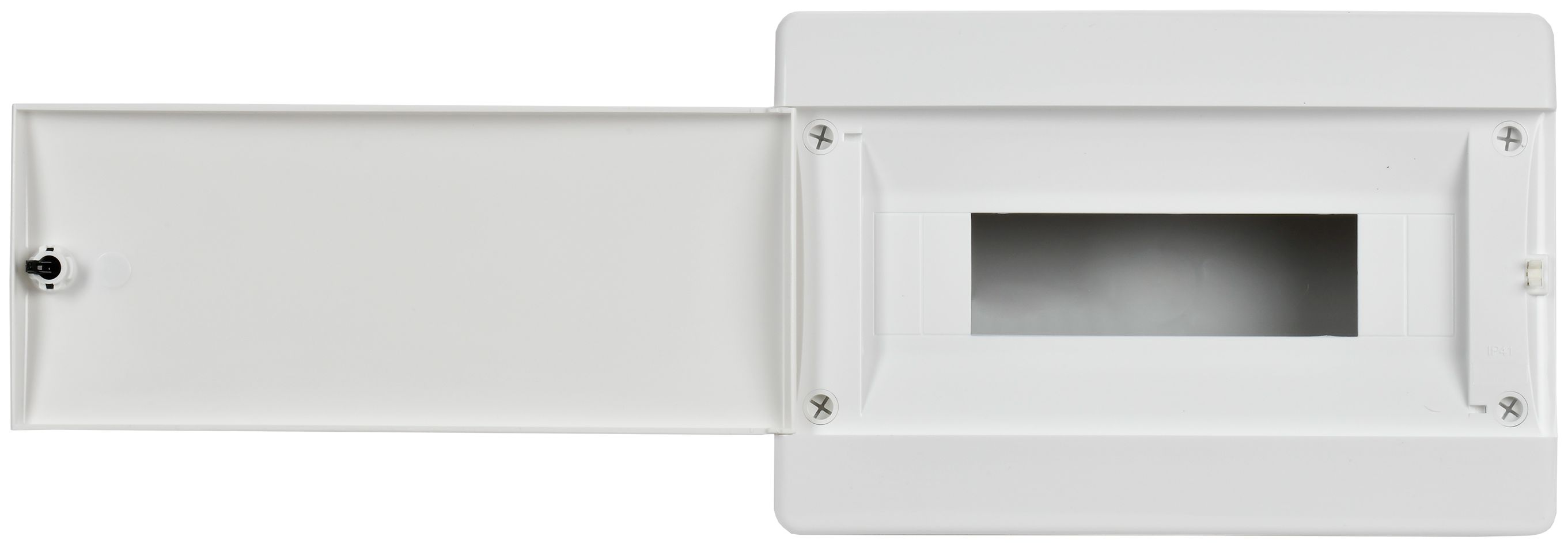 UNION Compact Корпус пластиковый ЩРВ-П-12 IP41 белая дверь IEK — фото
