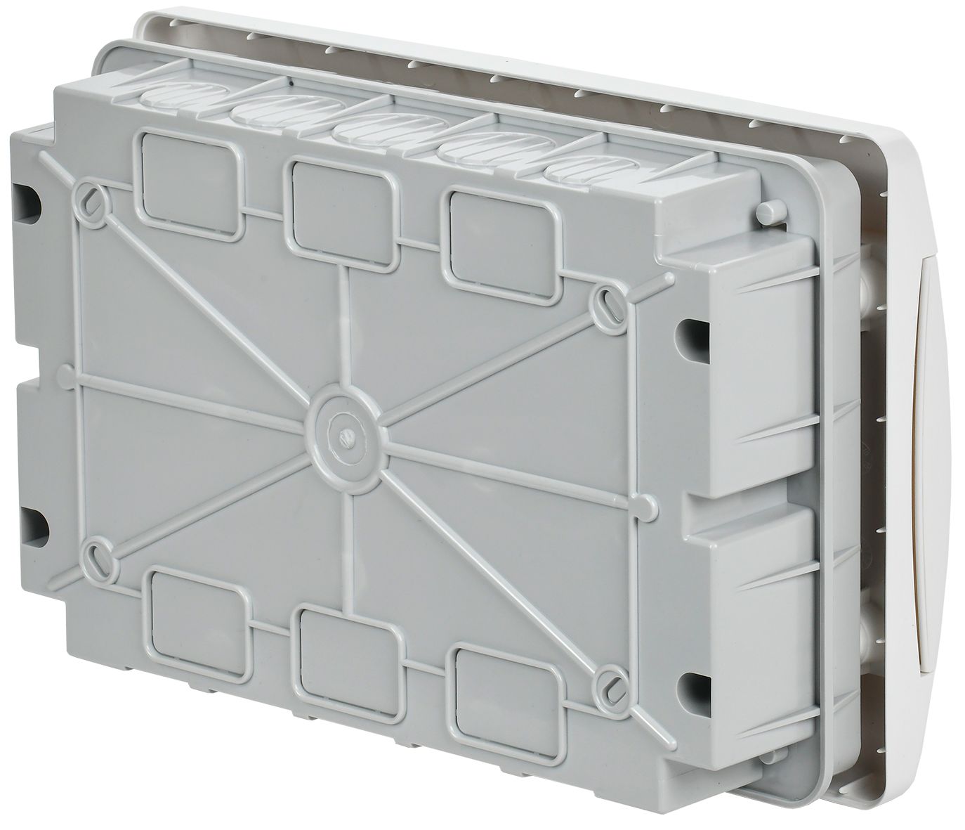 UNION Compact Корпус пластиковый ЩРВ-П-12 IP41 белая дверь IEK — фото