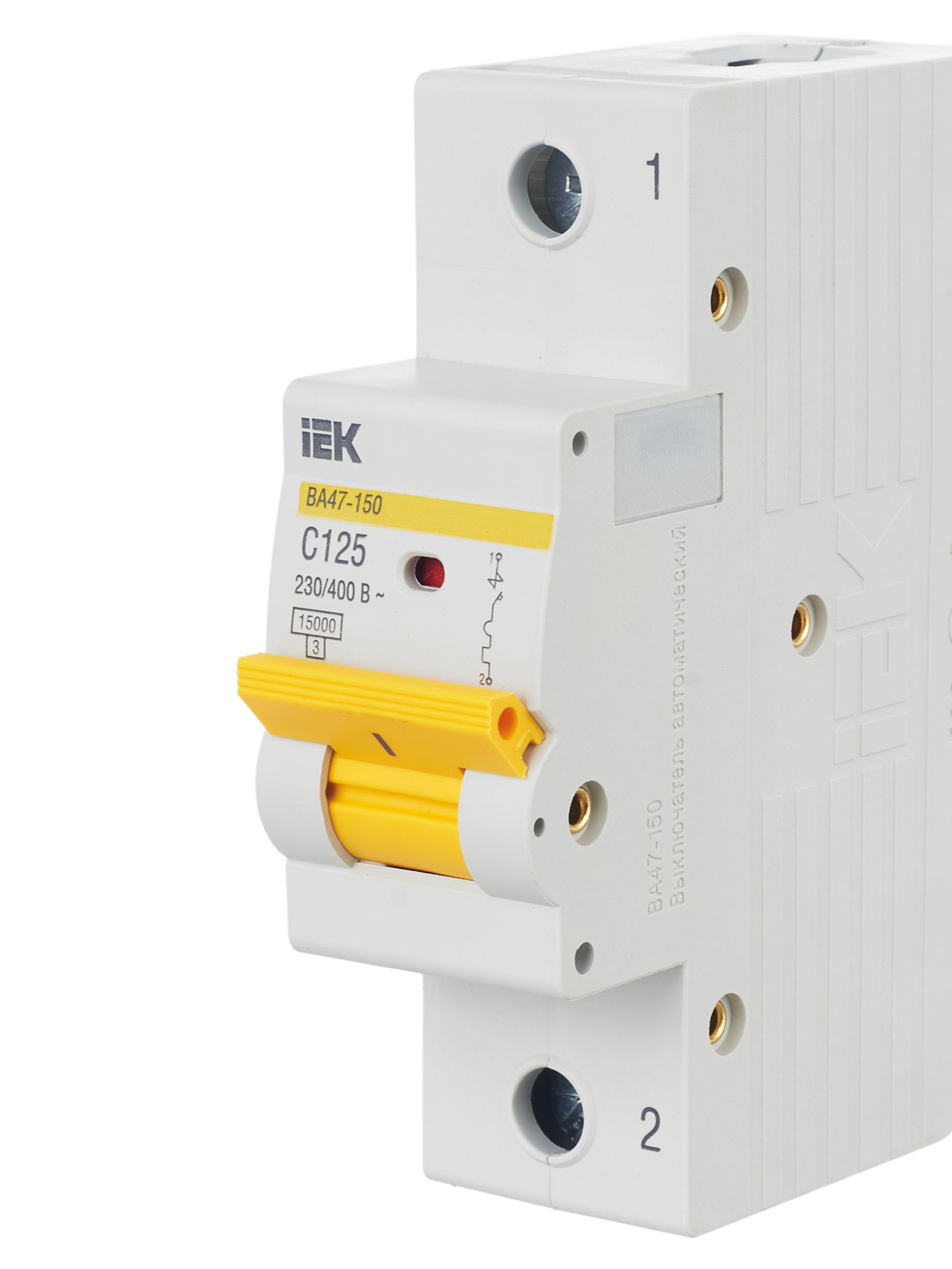 KARAT Автоматический выключатель ВА47-150 1P C 125А 15кА IEK — фото
