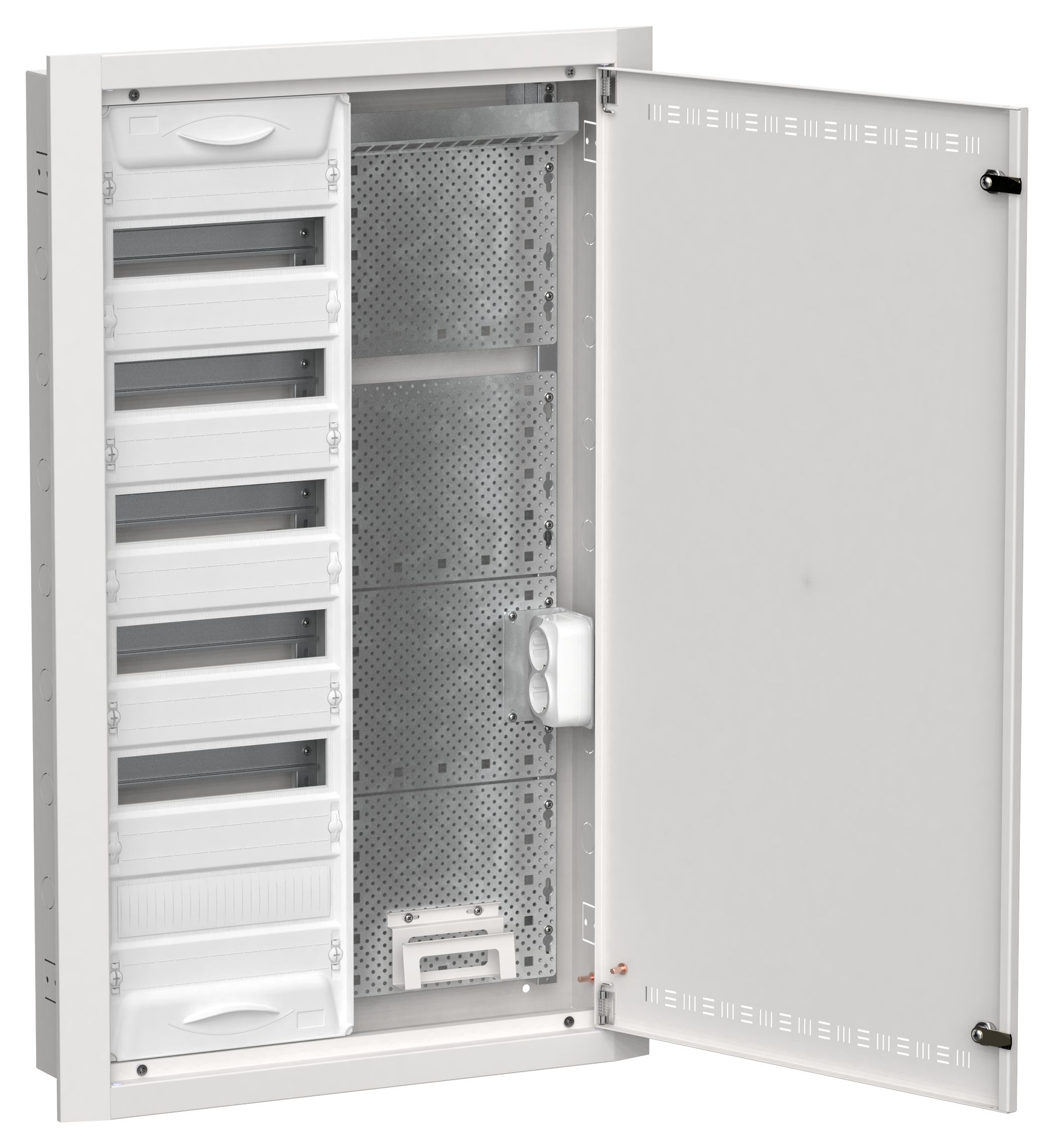 TITAN 5 Корпус комбинированный ЩРв-72 (2х72) 1005х625х130мм IP30 белый IEK