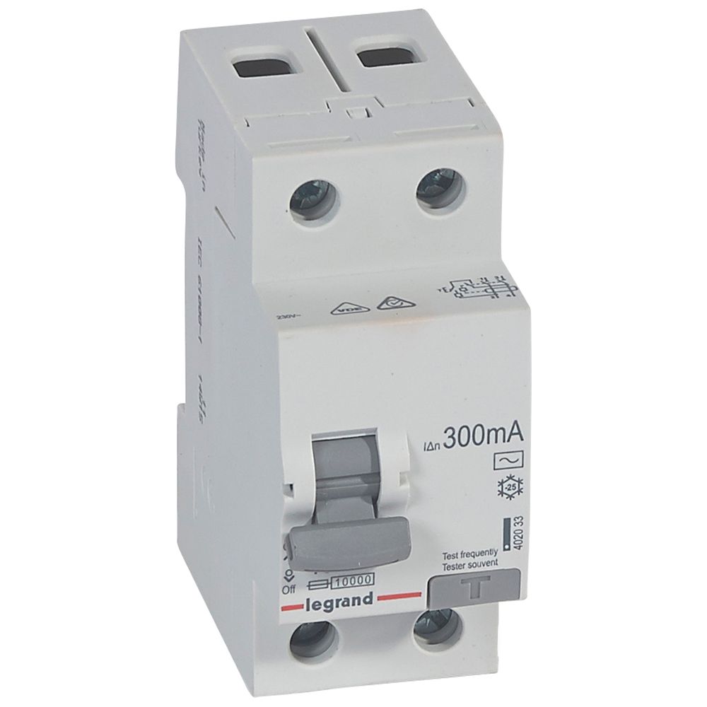 RX3 ВДТ 300мА 40А 2П AC LEGRAND