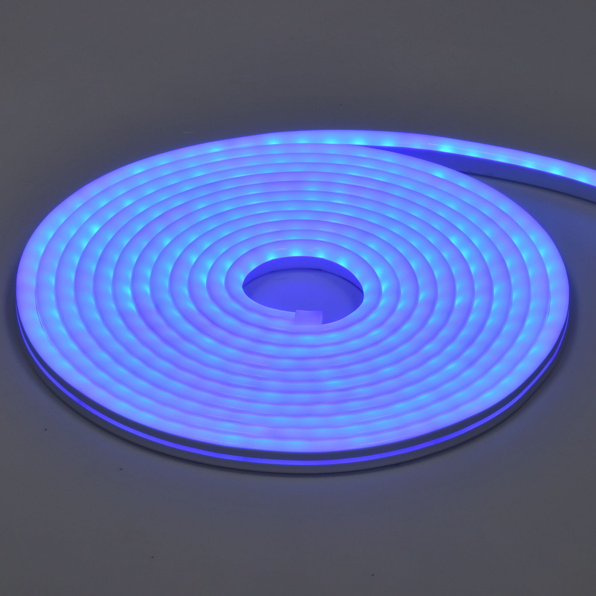 Лента светодиодная "неон" 5м SMD5050 60LED/м 8Вт/м IP65 12мм 24В RGB IEK — фото