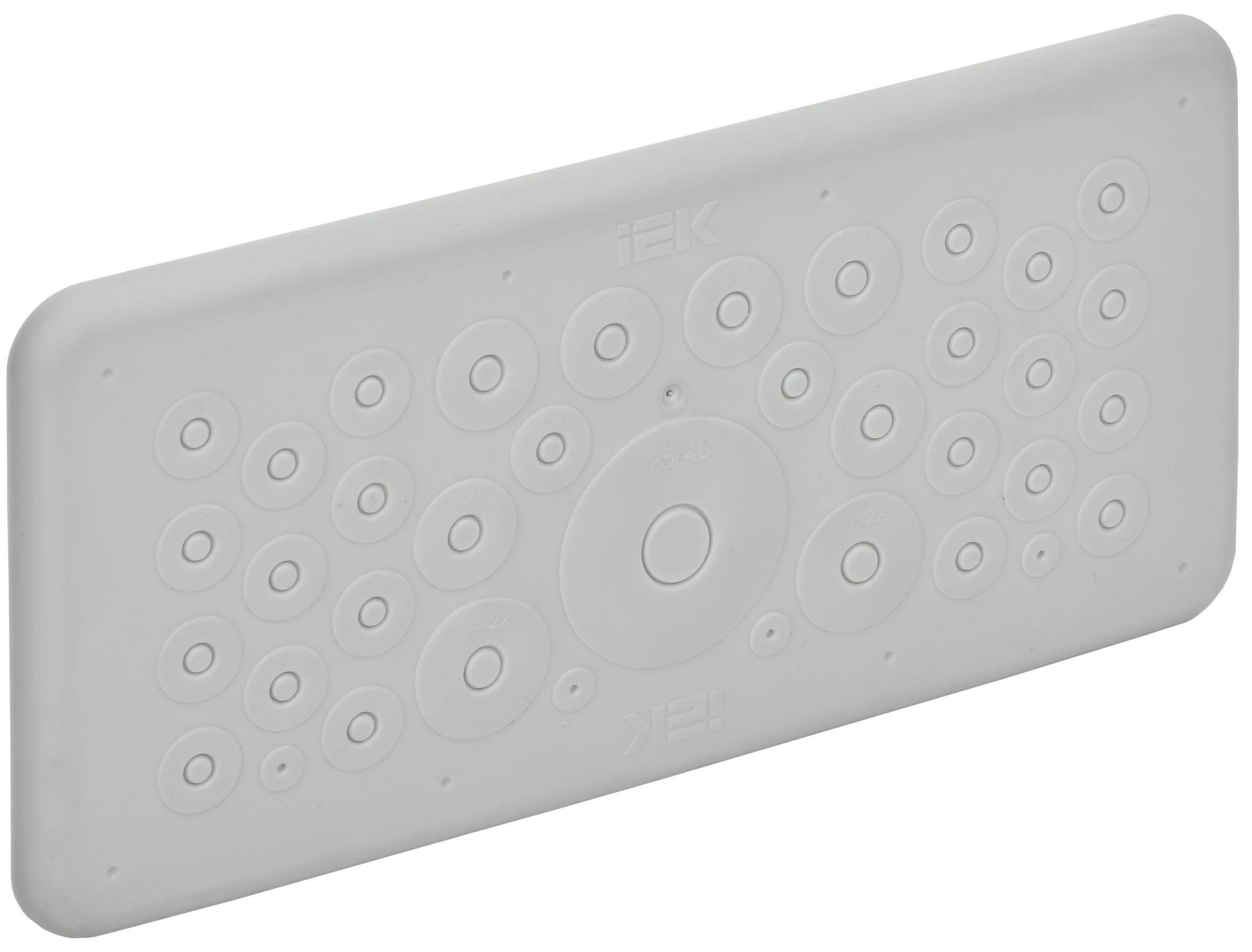 TITAN Ввод кабельный мембранный 37 отверстий d=3-40мм IP65 IEK