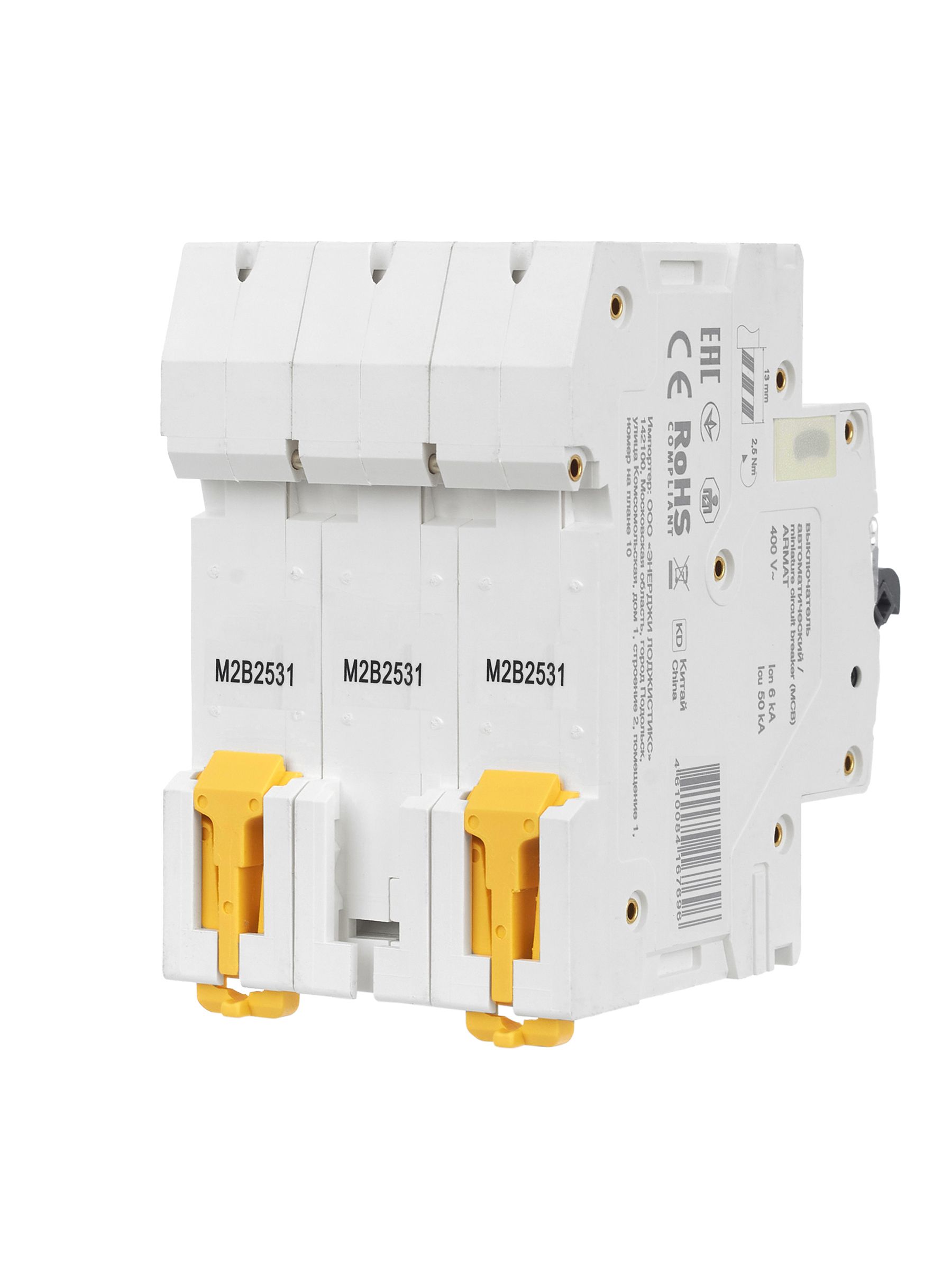 ARMAT Автоматический выключатель M10N 3P B 25А IEK — фото