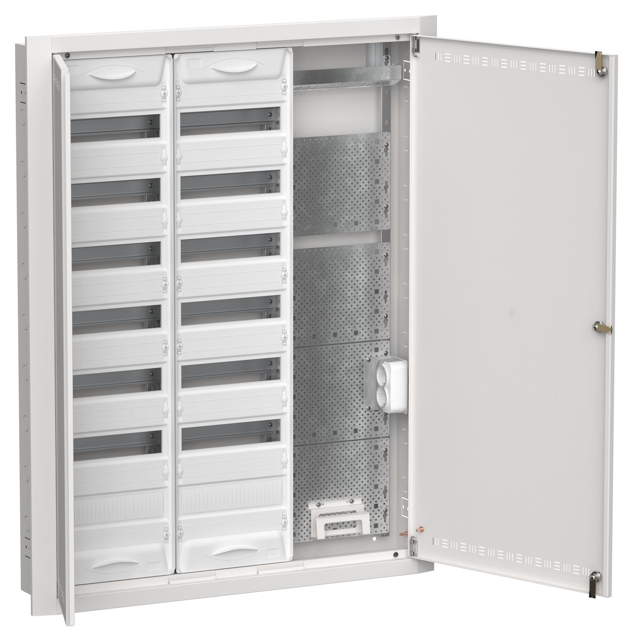 TITAN 5 Корпус комбинированный ЩРв-168 (3х84) 1130х885х130мм IP30 белый IEK