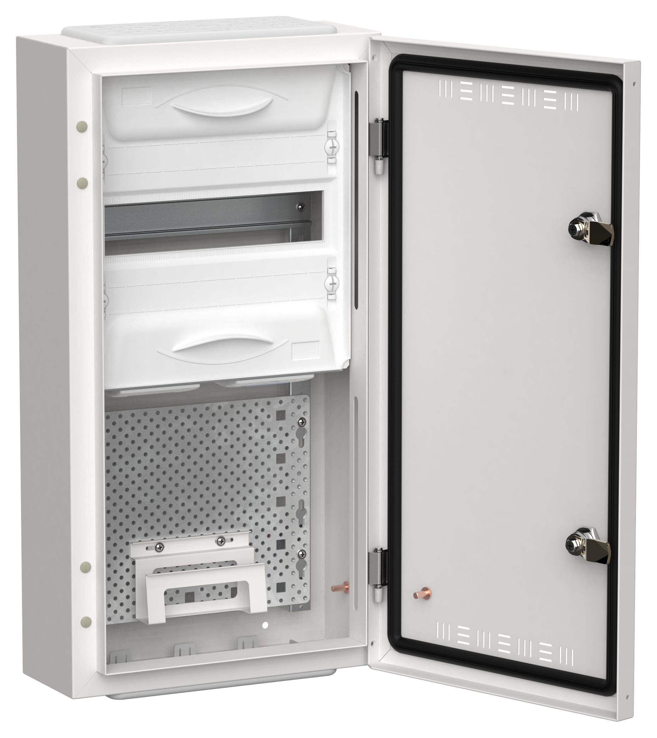 TITAN 5 Корпус комбинированный ЩРн-12 (1х36) 585х310х140мм IP30 белый IEK
