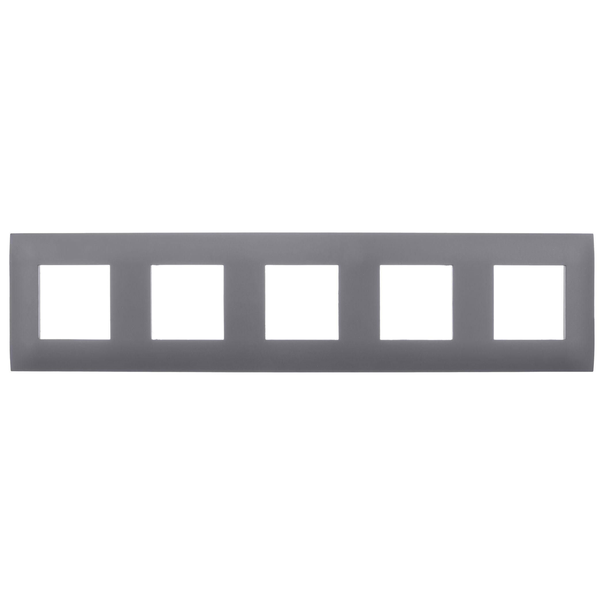SKANDY Рамка 5-местная SK-F05G графит IEK — фото
