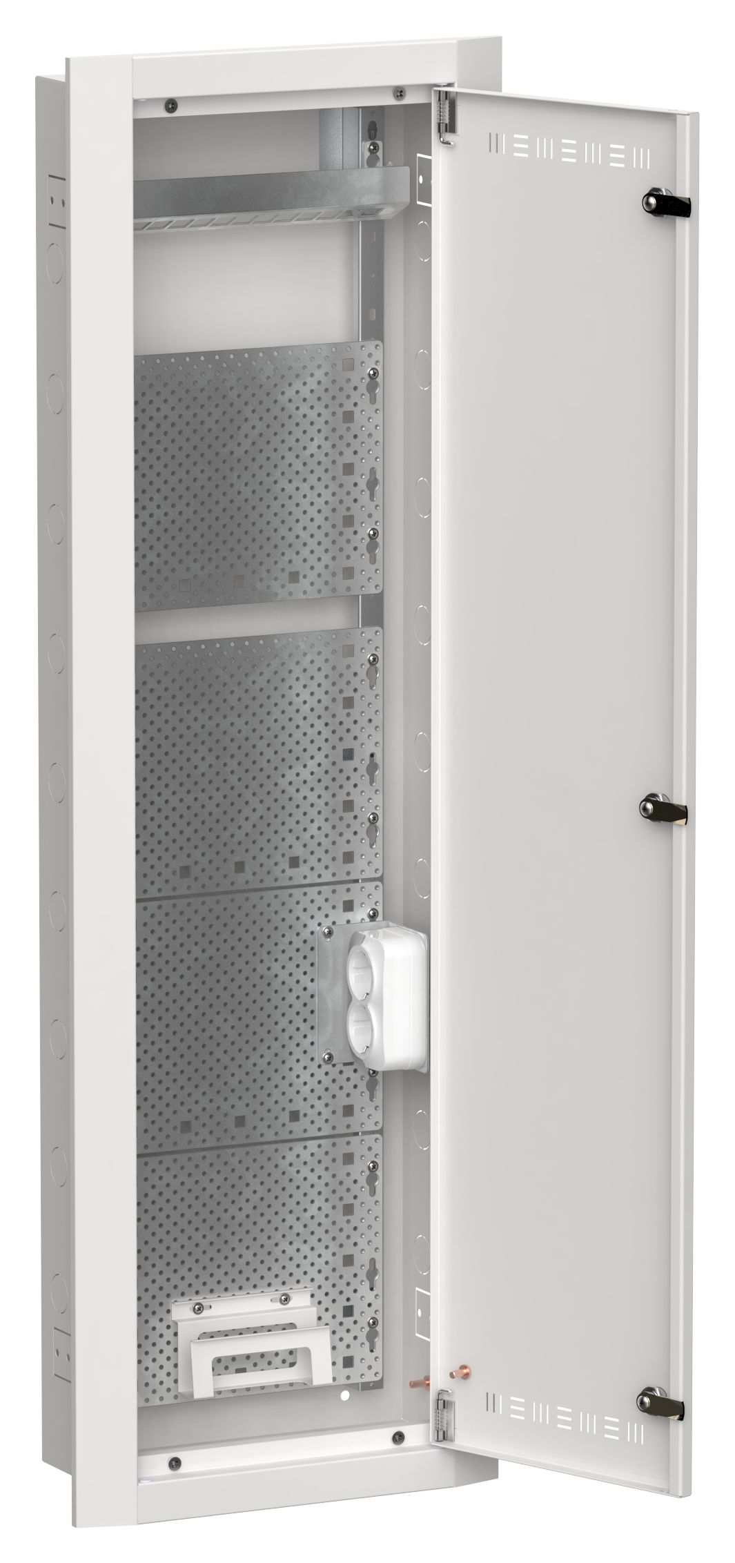 TITAN 5 Корпус мультимедиа ЩРв-84 (1х84) 1130х365х130мм IP30 белый IEK