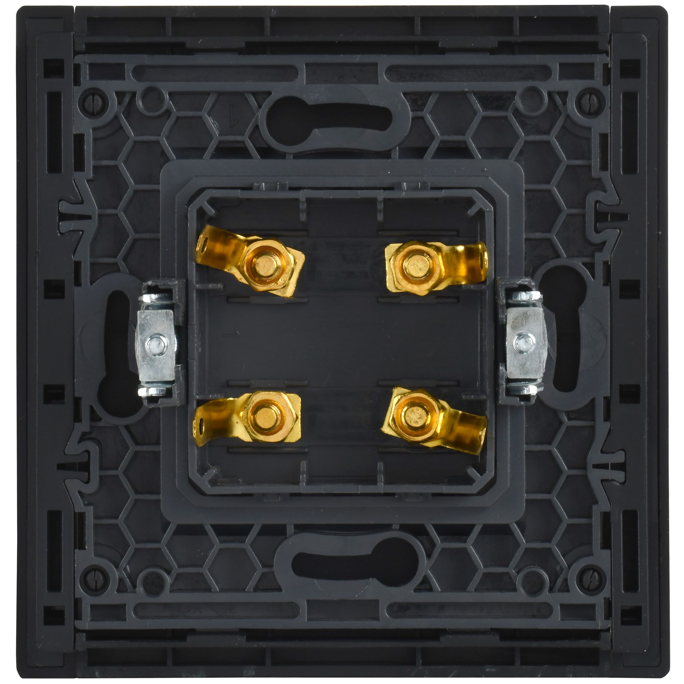 FORTE&PIANO Аудиорозетка 4-местная FP139M металл черный IEK — фото
