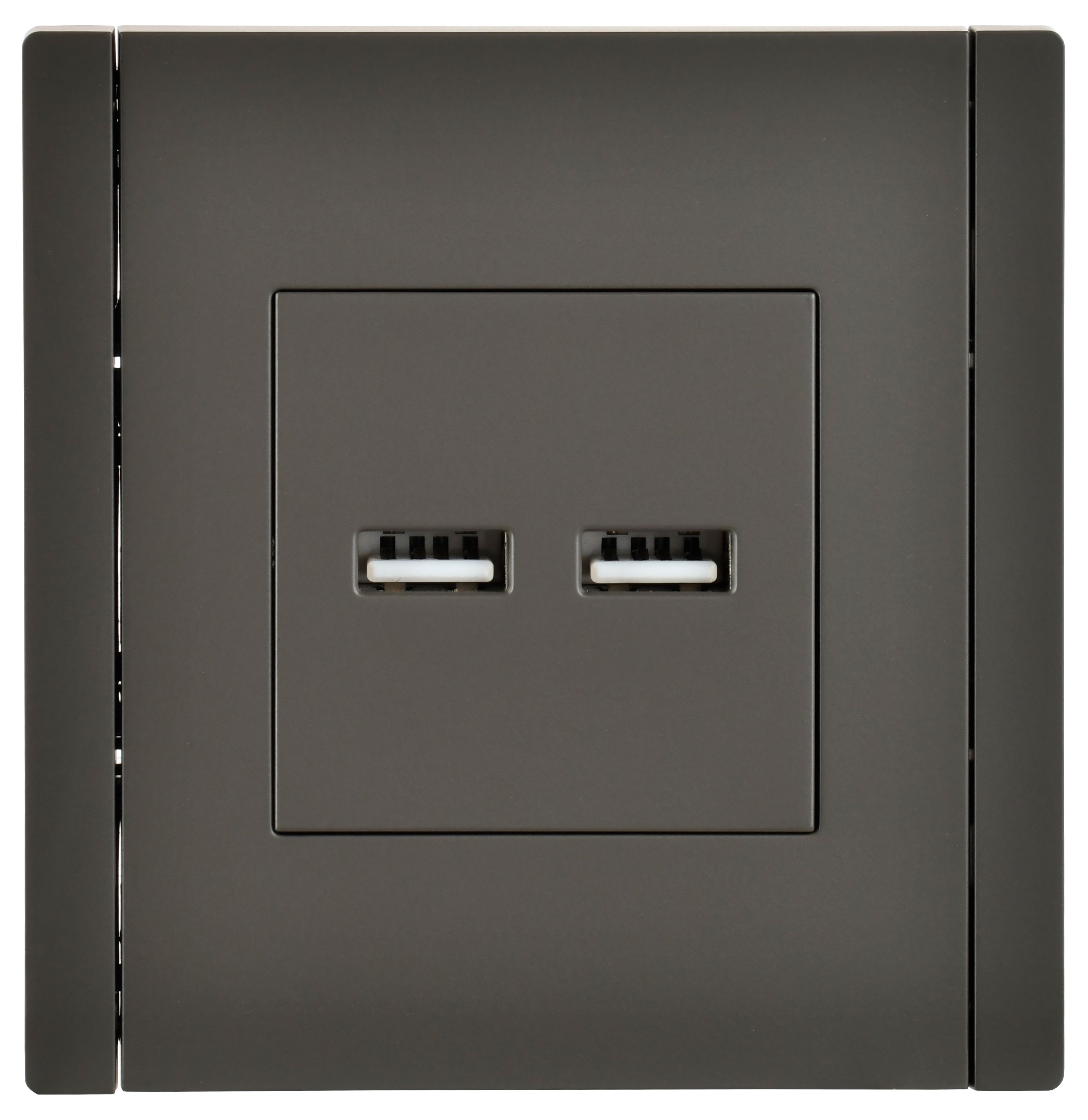 FORTE&PIANO Розетка USB A+A 3,1А FP349 серый IEK — фото