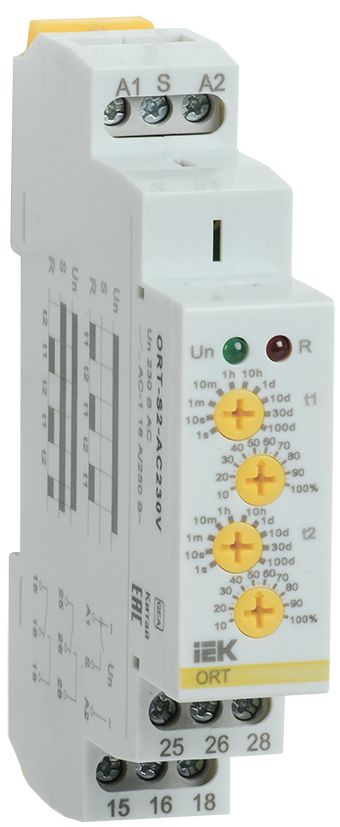 Реле циклическое ORT 2 контакта 230В AC IEK