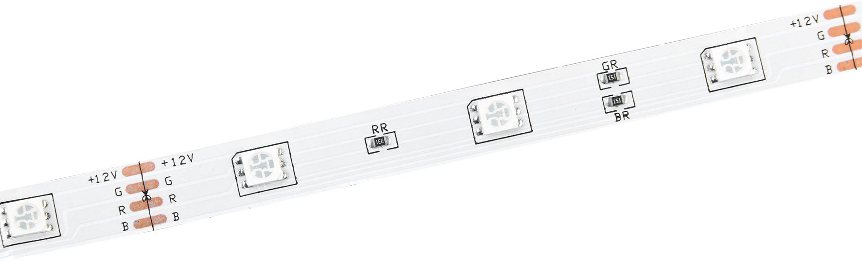 Лента светодиодная 3м LSR-5050RGB30-7,2-IP20-12В IEK — фото