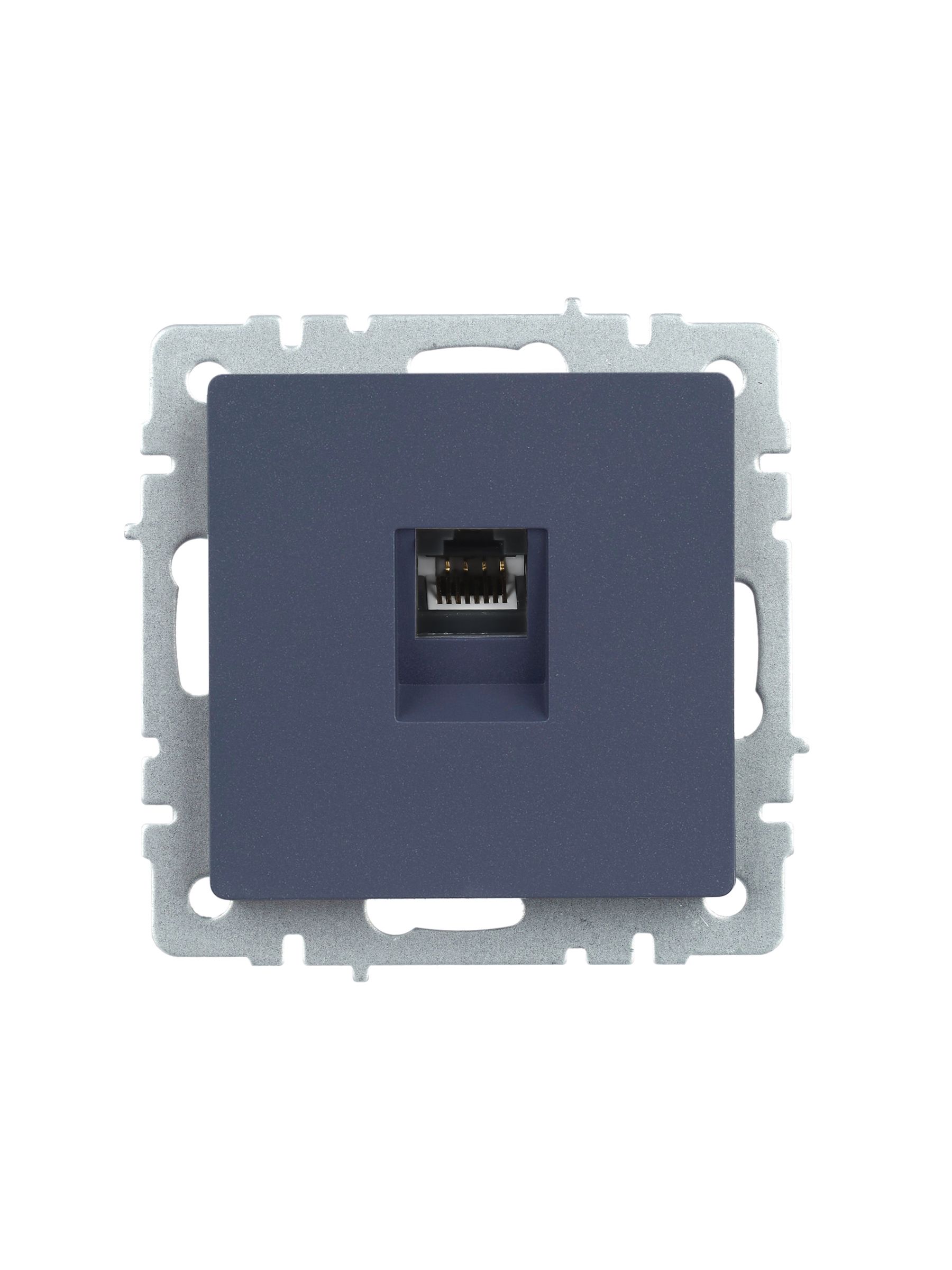 BRITE Розетка компьютерная RJ45 кат.5E РК10-БрМ маренго IEK — фото