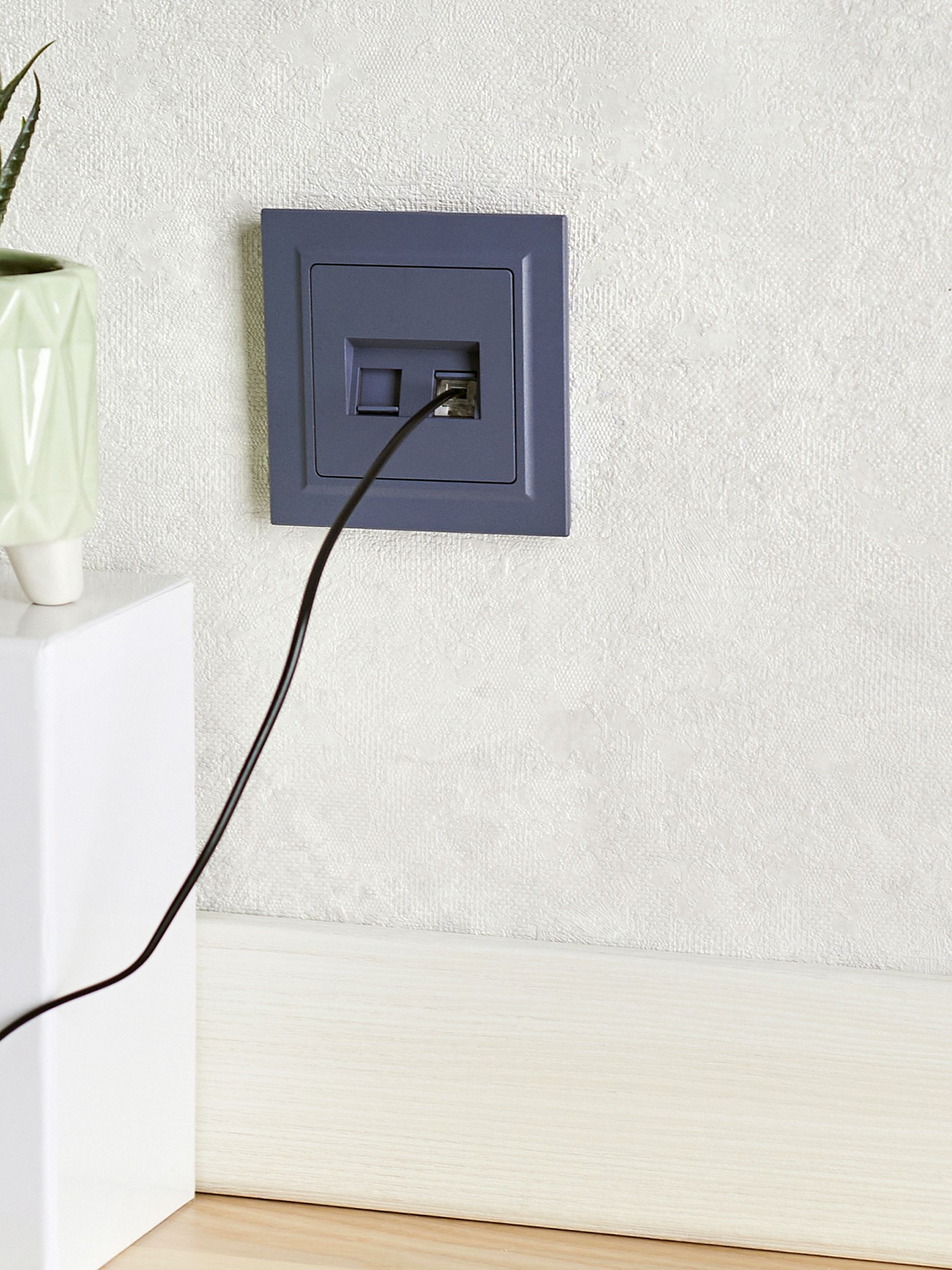BRITE Розетка двойная RJ11+RJ45 кат.5E РК/Т12-БрМ маренго IEK — фото
