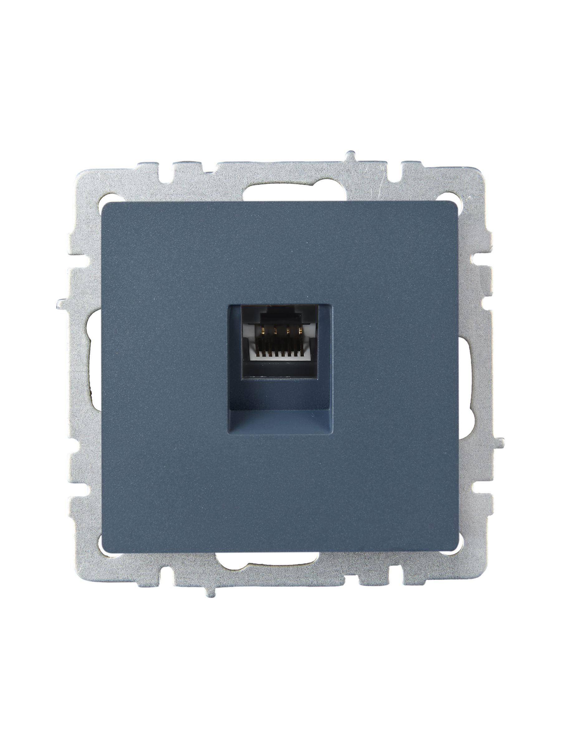BRITE Розетка компьютерная RJ45 кат.6 РК11-БрМ маренго IEK — фото