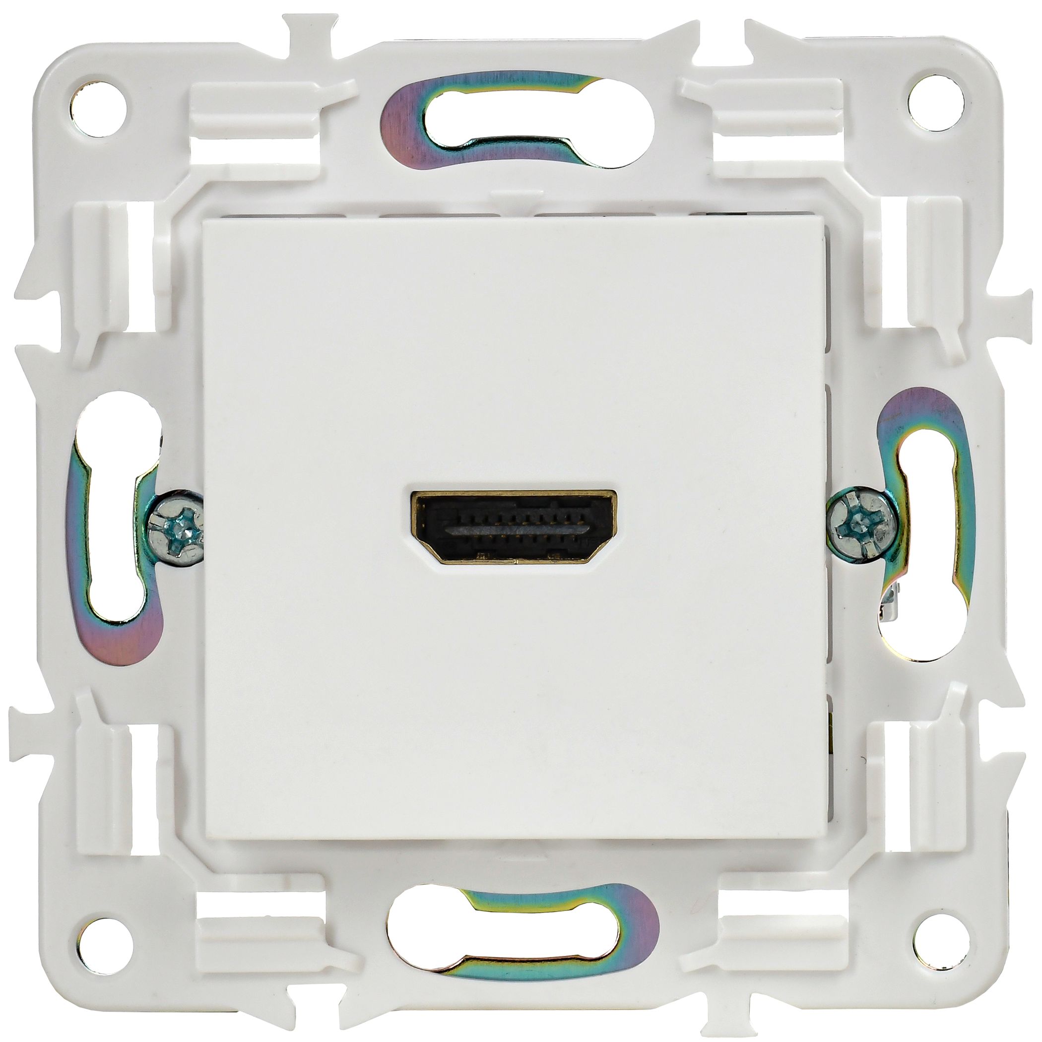 SKANDY Розетка HDMI SK-H01W арктический белый IEK — фото