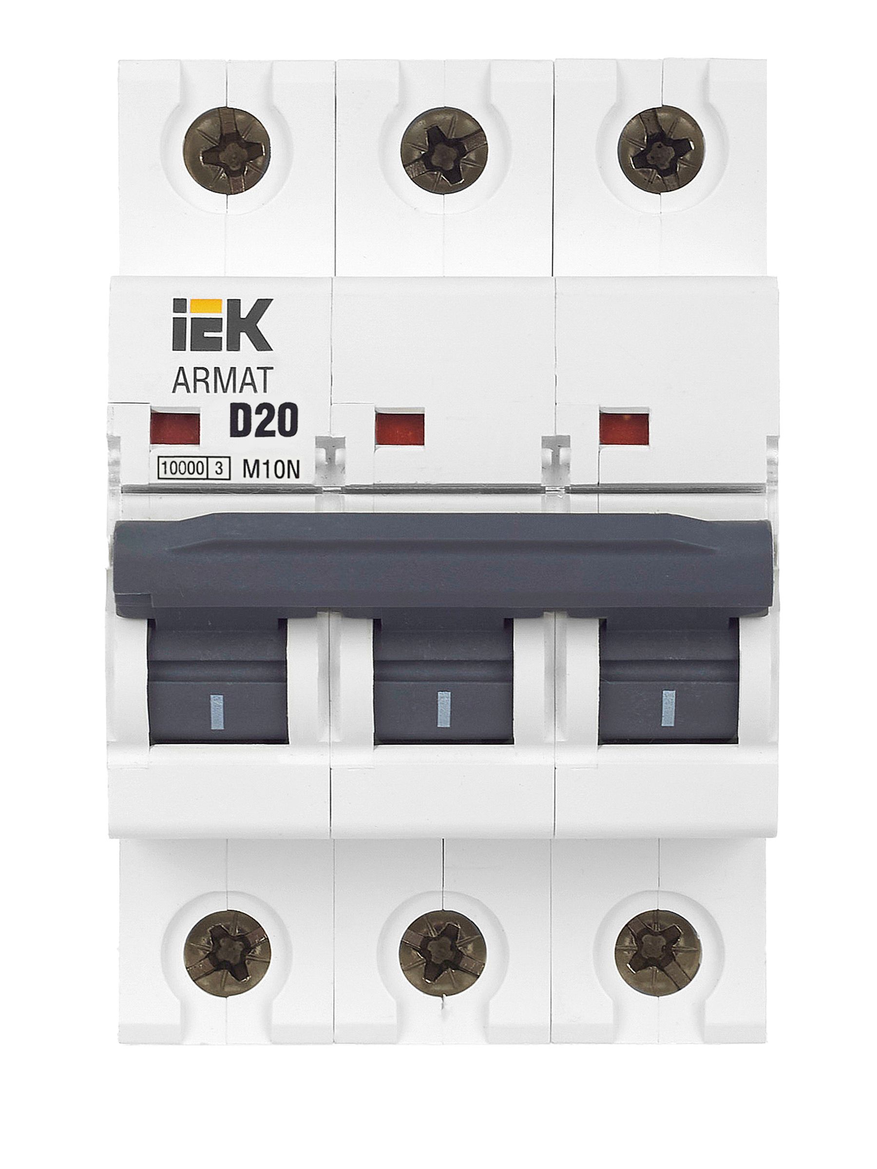 ARMAT Автоматический выключатель M10N 3P D 20А IEK — фото