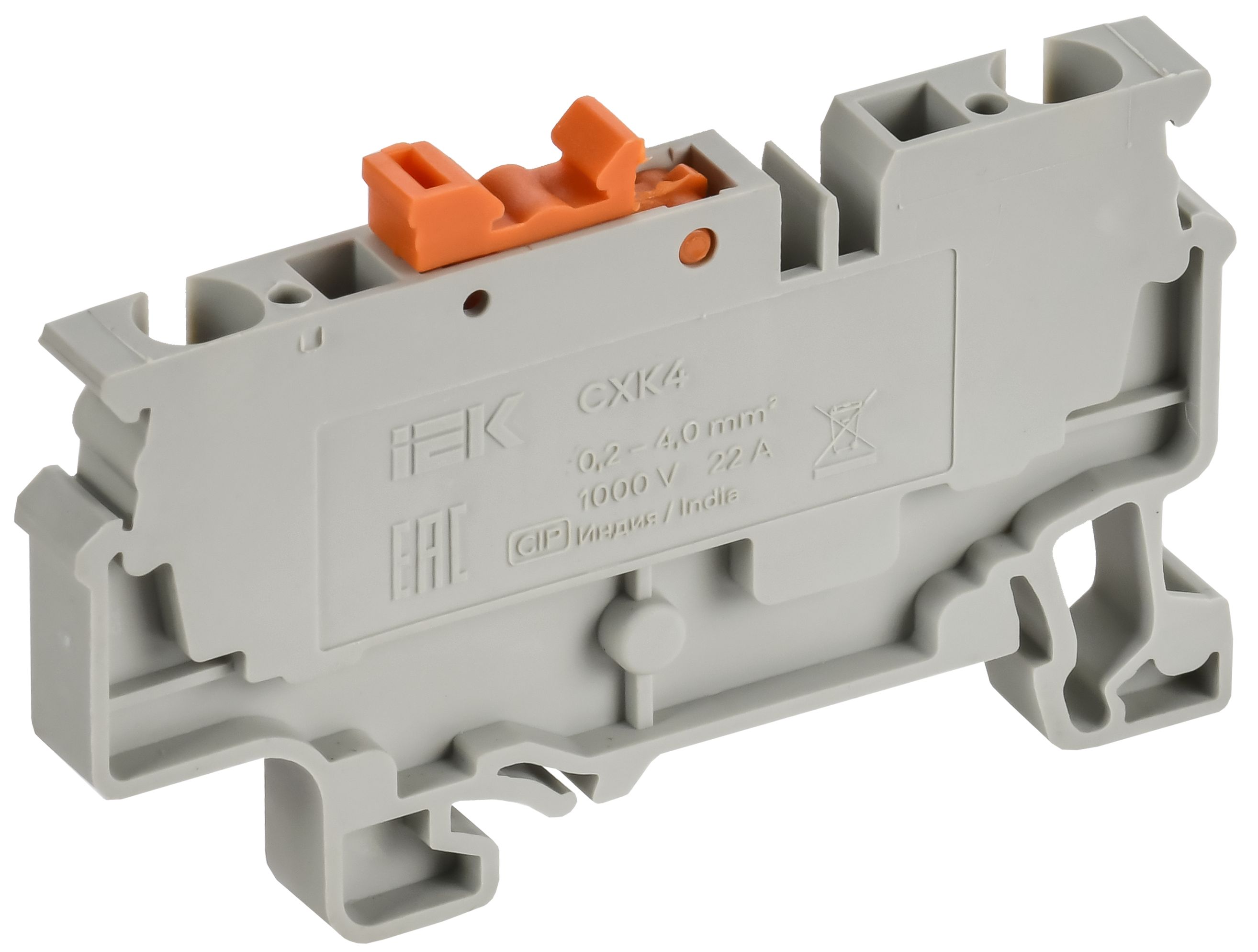 ARMAFIX Клемма пружинная с ножевым размыкателем CXK4 IEK — фото
