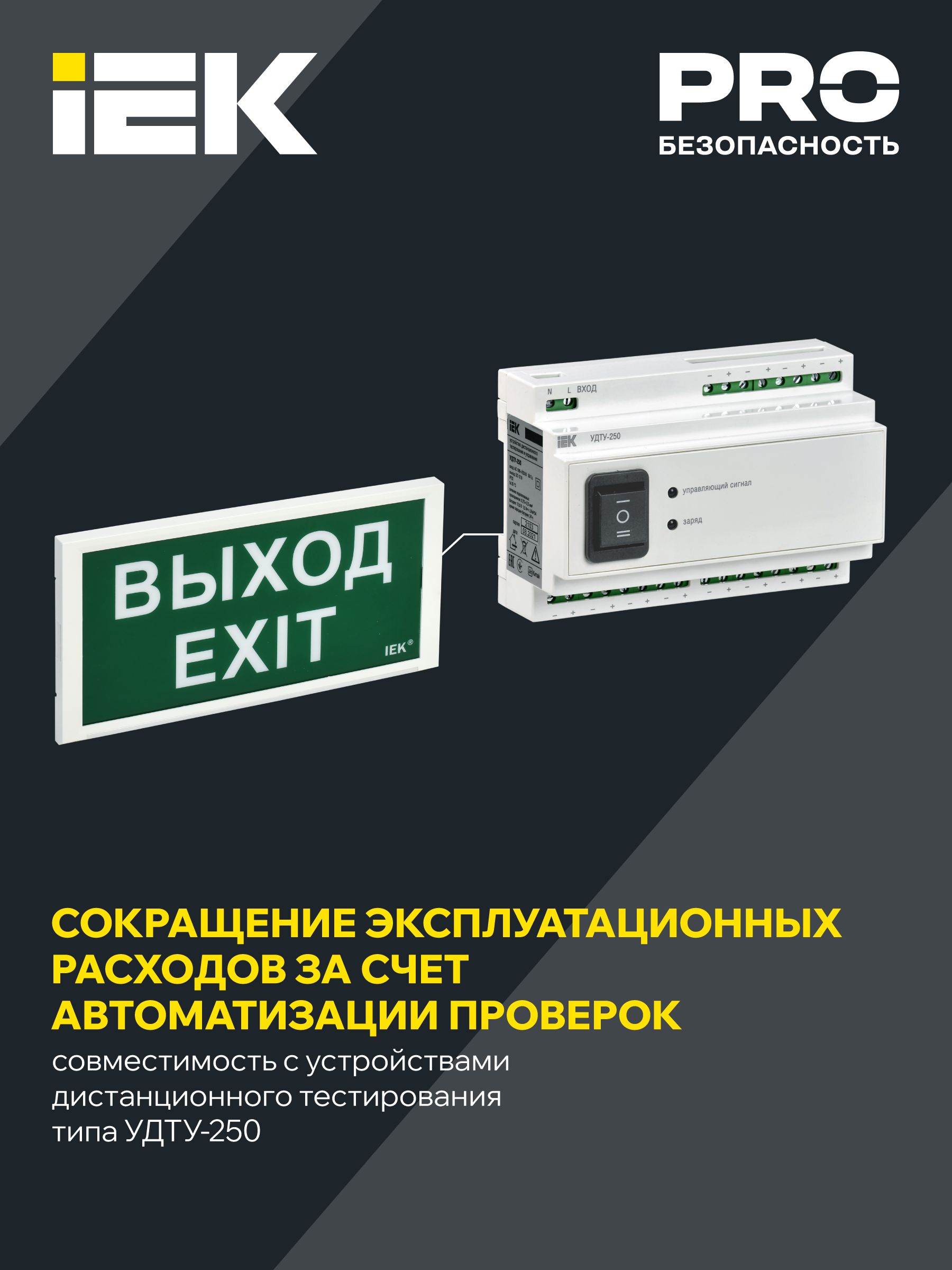 Светильник аварийный ДПА 3000 постоянного/непостоянного действия 3ч IP20 IEK — фото