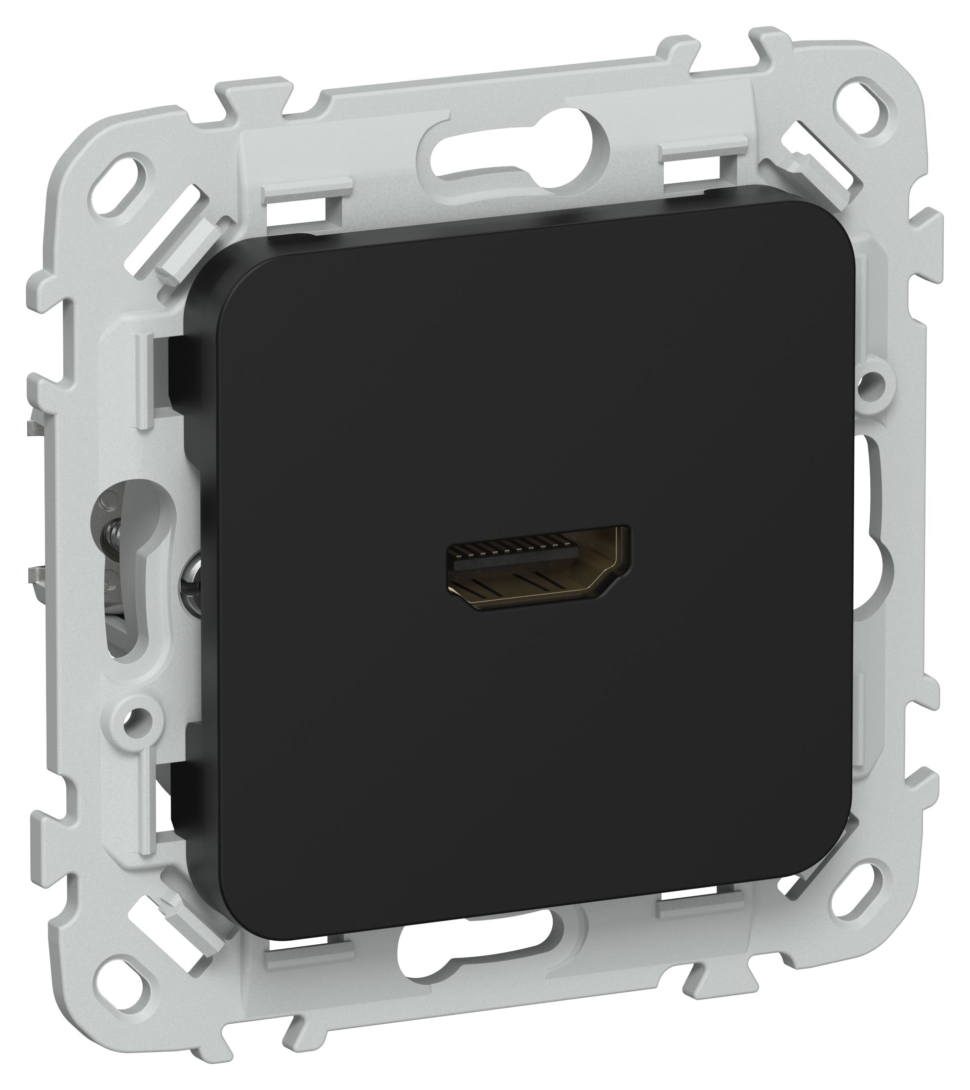 FLITE Розетка HDMI РШДМА-ФлЧ черный IEK — фото