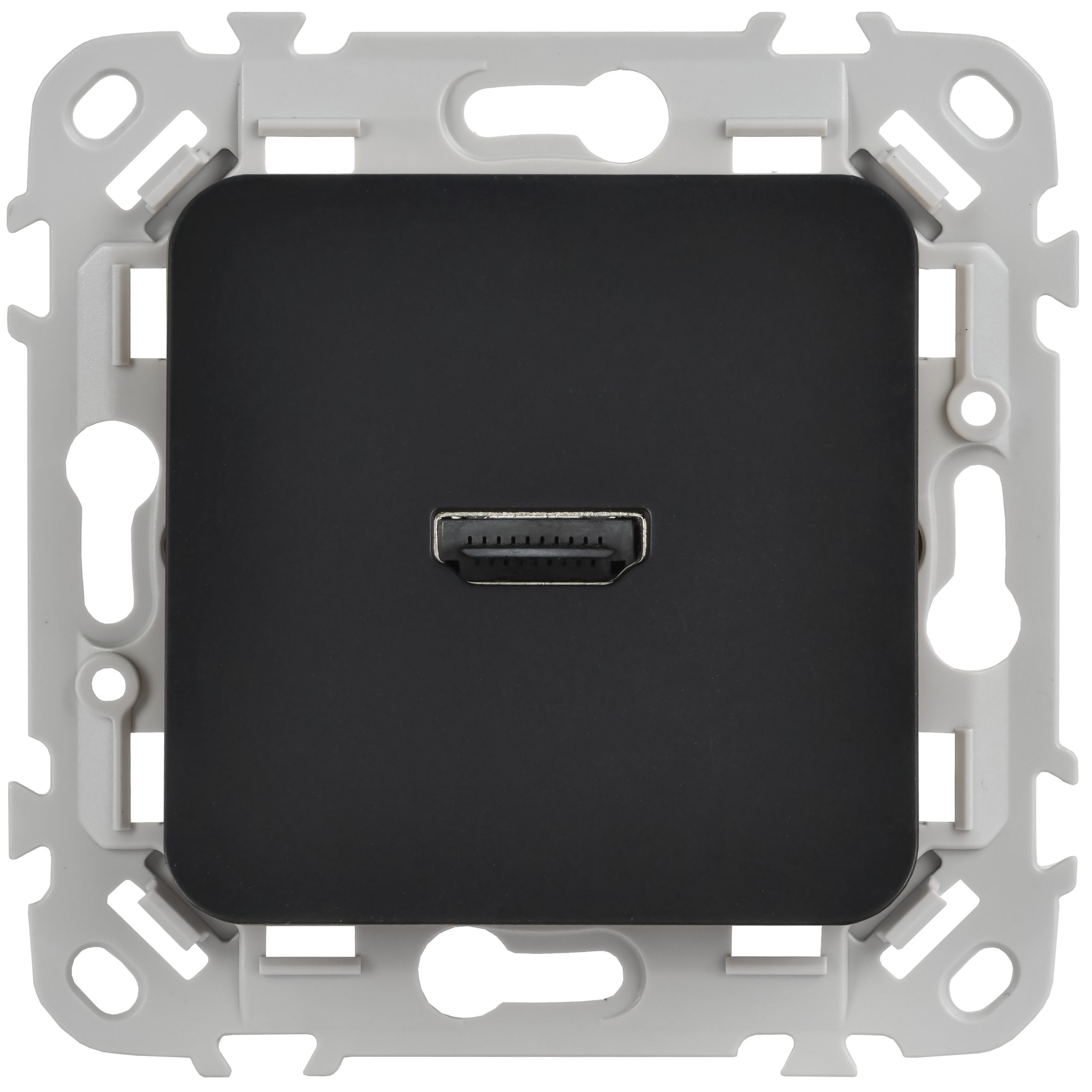 FLITE Розетка HDMI РШДМА-ФлЧ черный IEK — фото