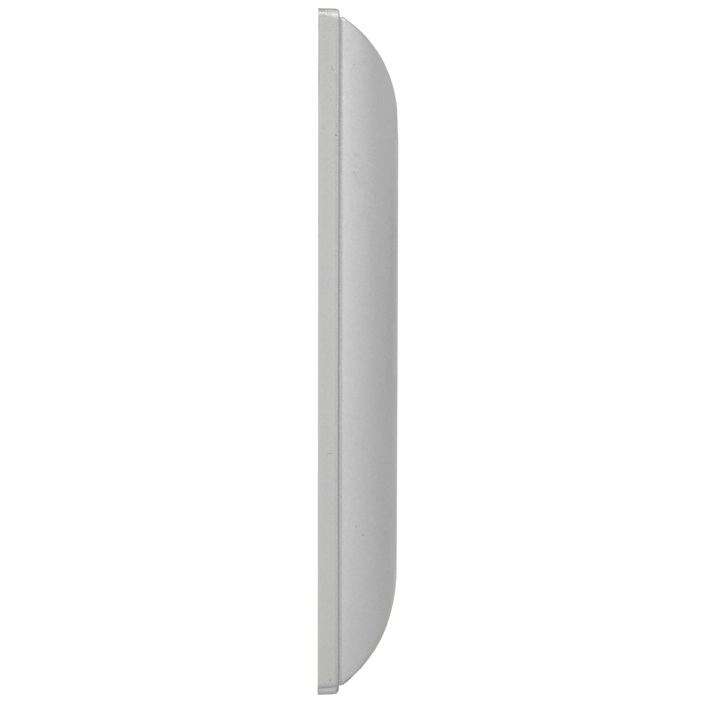 BRITE Рамка 1-местная РУ-1-Бр алюминий/алюминий IEK — фото