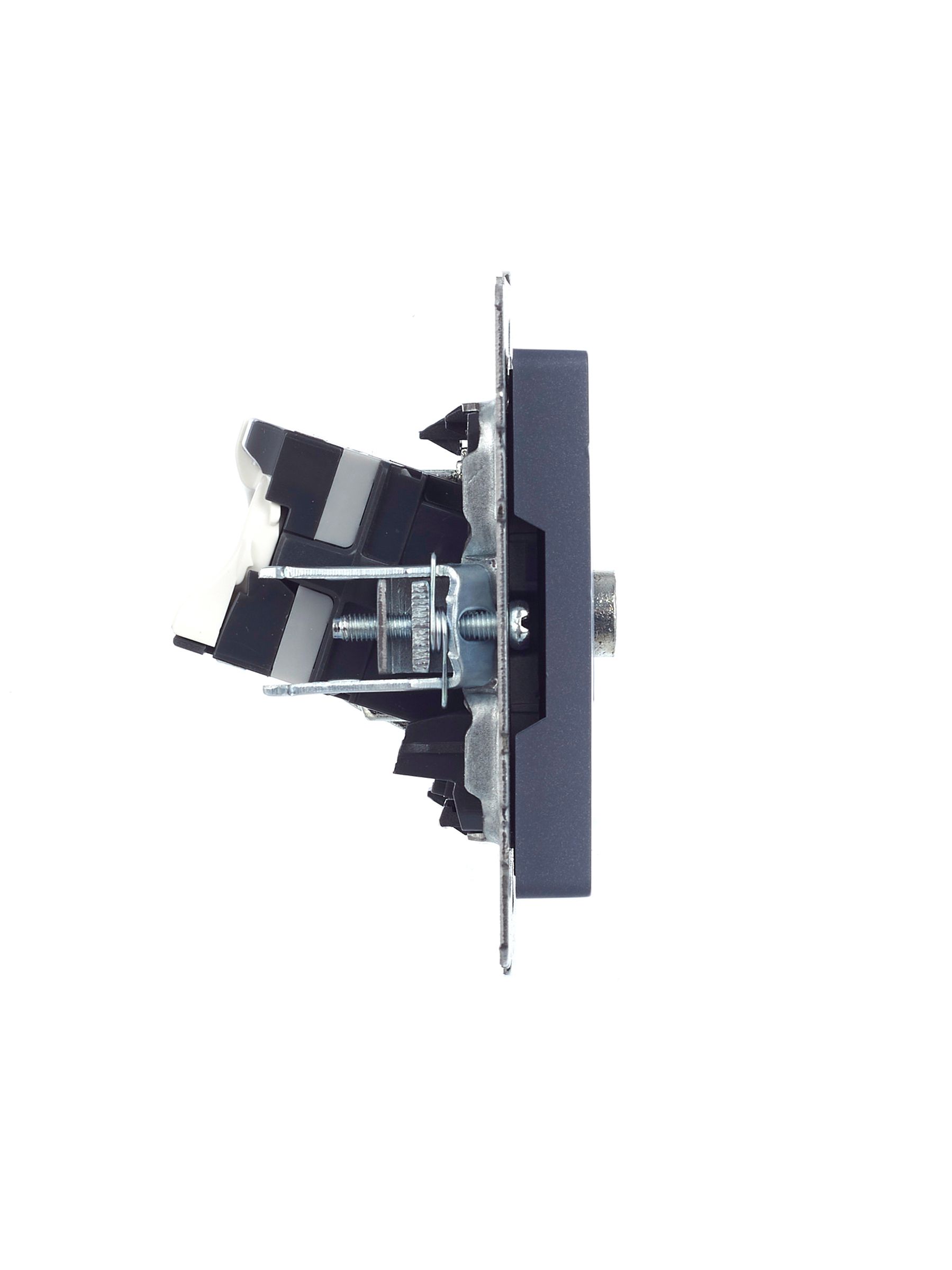 BRITE Розетка двойная TV+RJ45 кат.5E РТВ/РК12-БрМ маренго IEK — фото