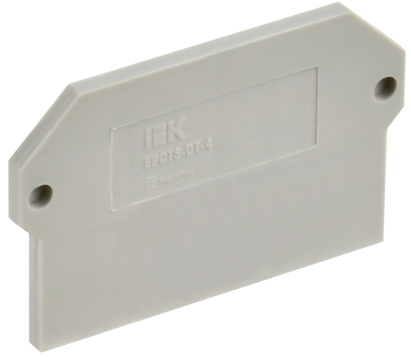 Заглушка для колодки клеммной CTS-DT 4мм2 серая IEK