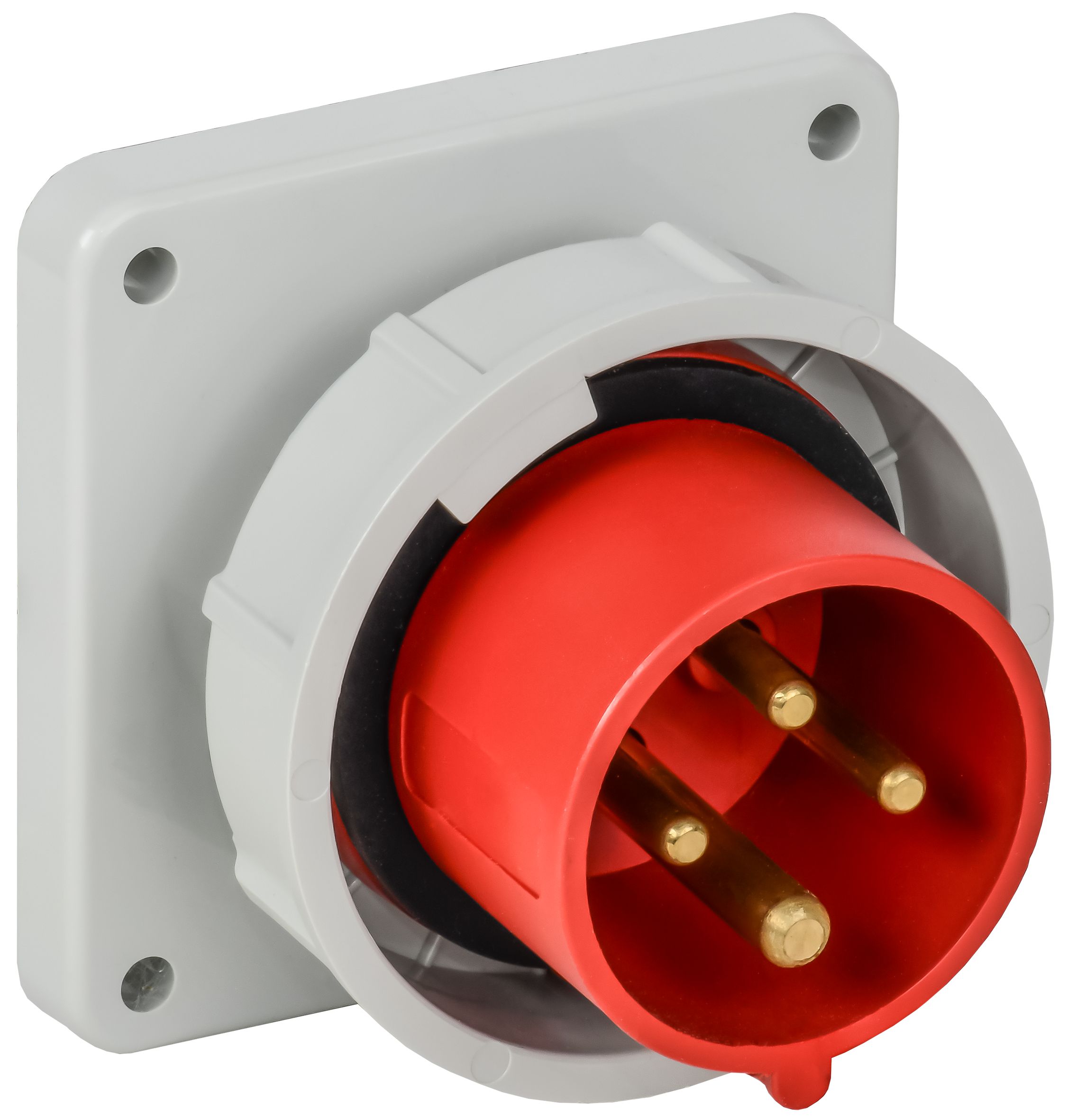 Вилка встраиваемая ССИ-3142 16А-6ч 380В 3P+PE IP67 IEK
