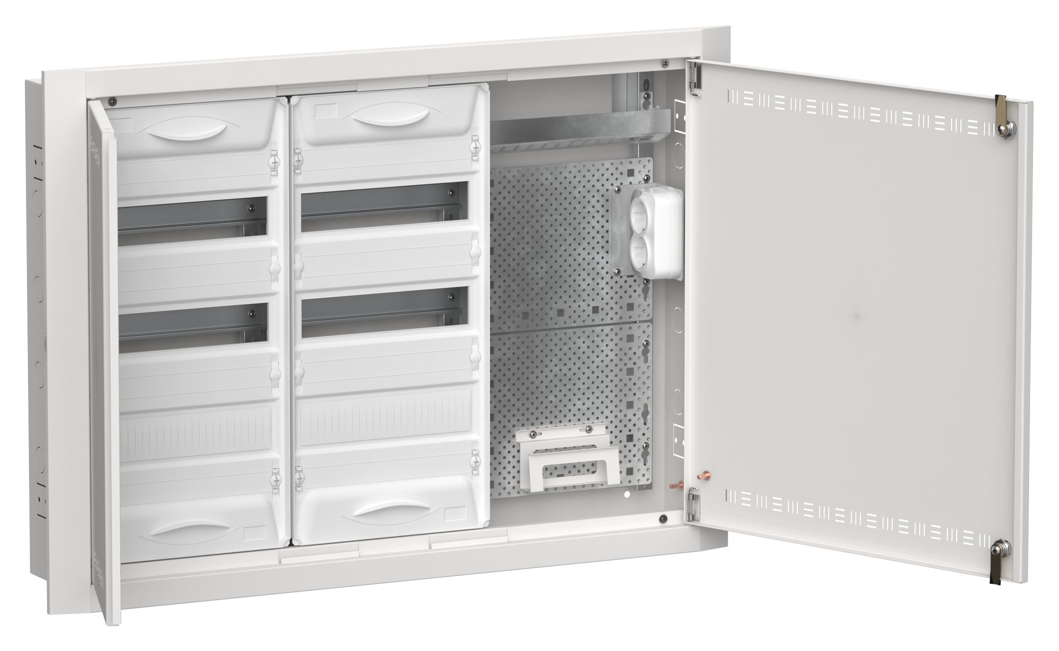 TITAN 5 Корпус комбинированный ЩРв-72 (3х36) 630х885х130мм IP30 белый IEK