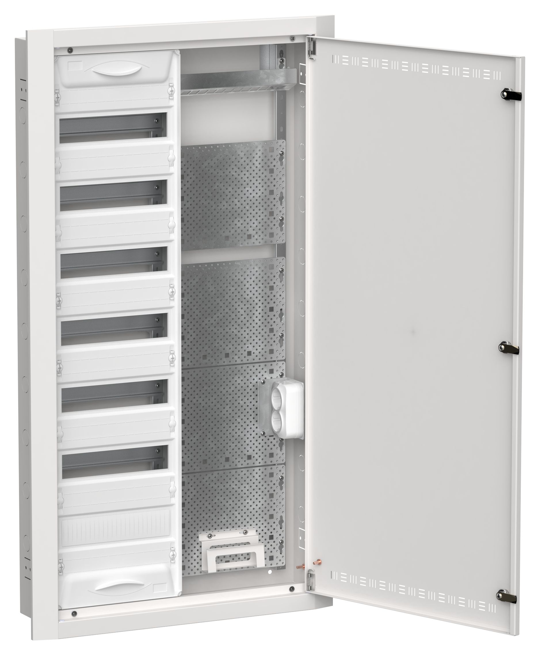 TITAN 5 Корпус комбинированный ЩРв-84 (2х84) 1130х625х130мм IP30 белый IEK