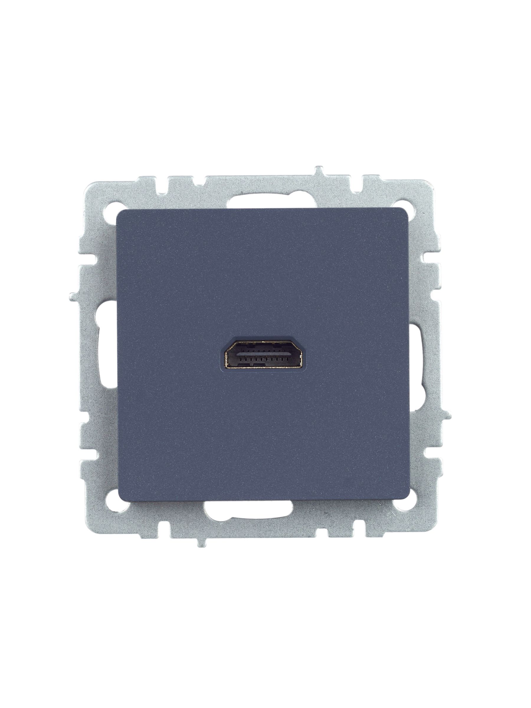 BRITE Розетка HDMI РHDMI-0-БрМ маренго IEK — фото