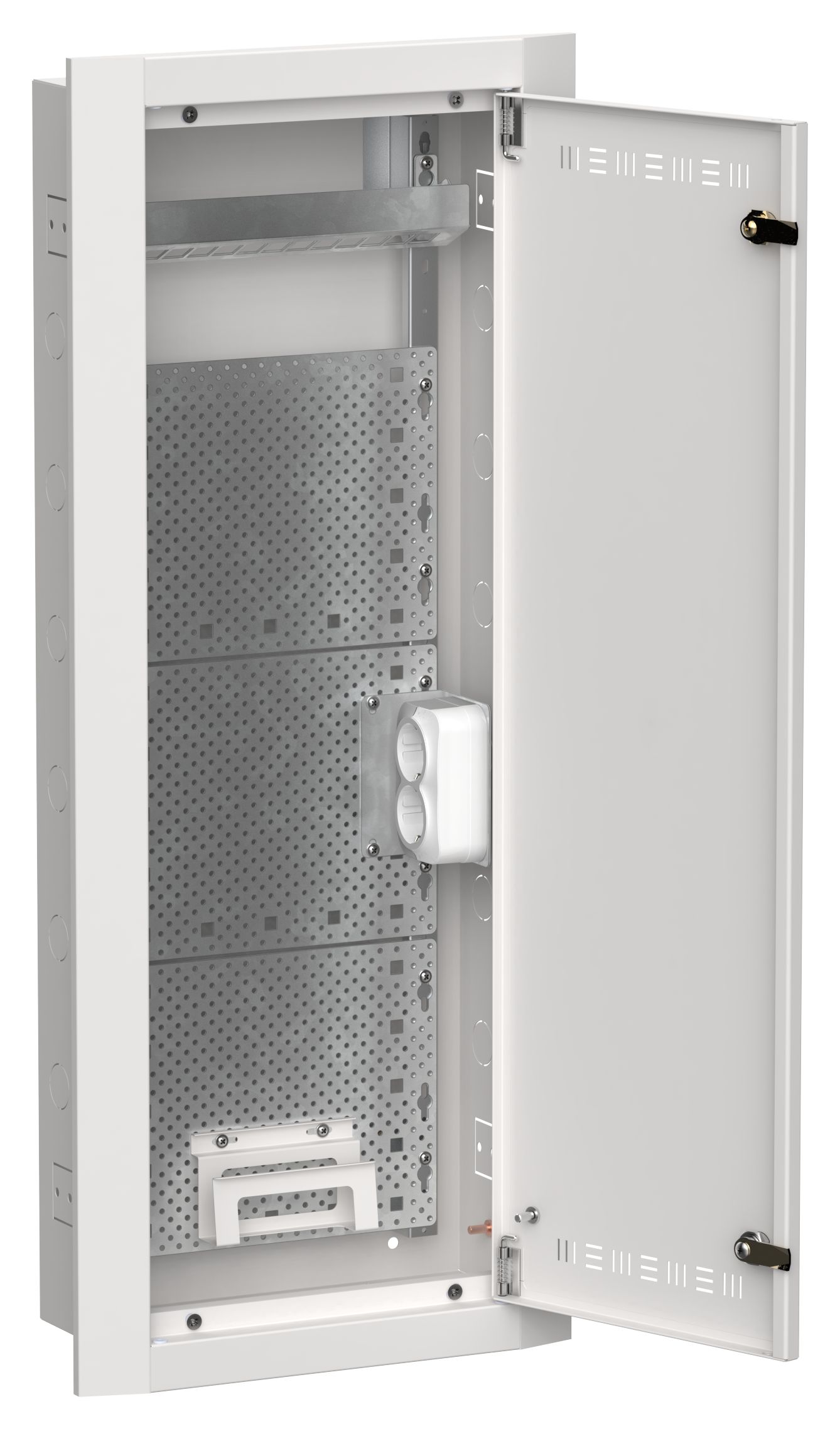 TITAN 5 Корпус мультимедиа ЩРв-60 (1х60) 880х365х130мм IP30 белый IEK