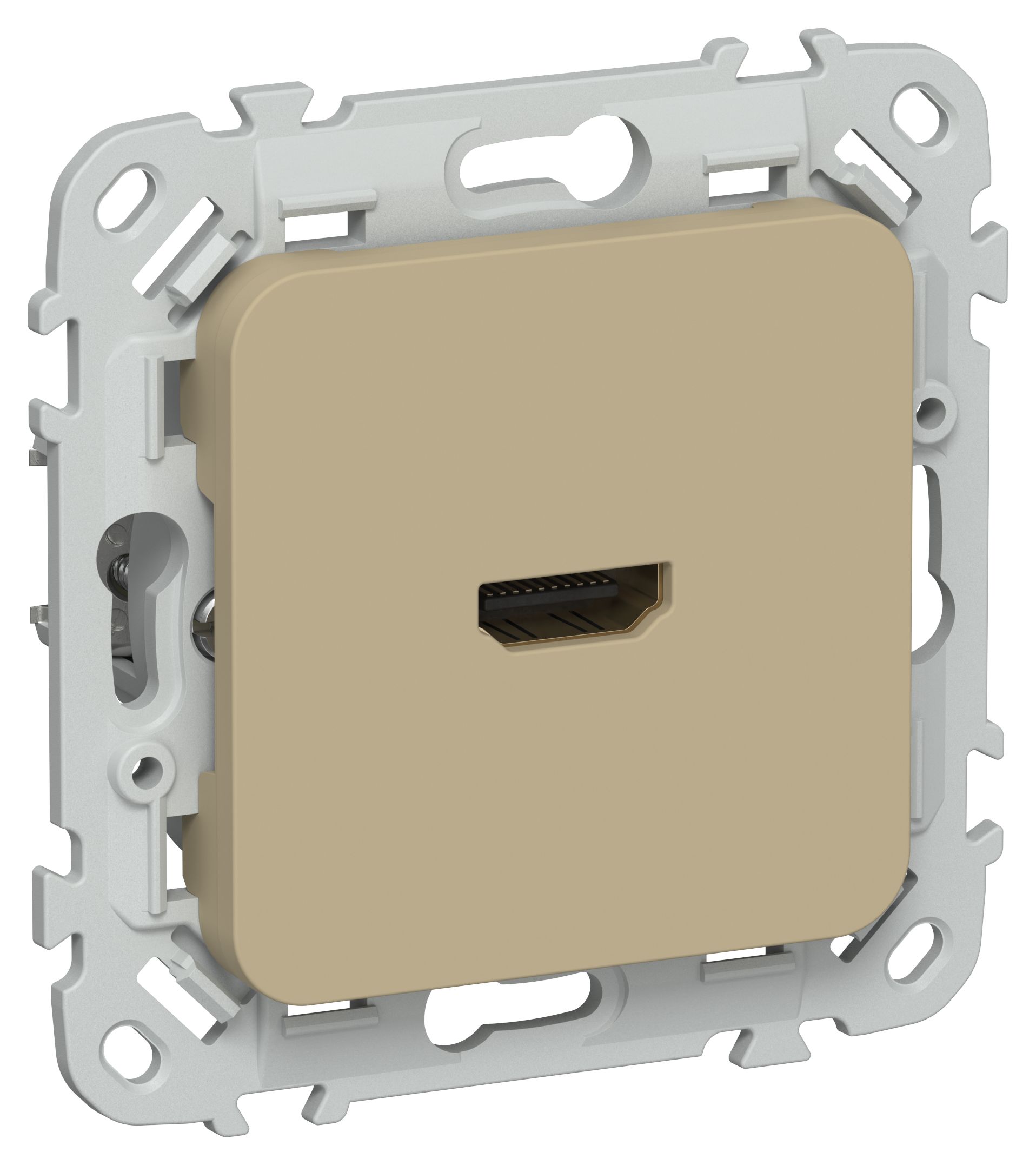 FLITE Розетка HDMI РШДМА-ФлХ хаки IEK — фото
