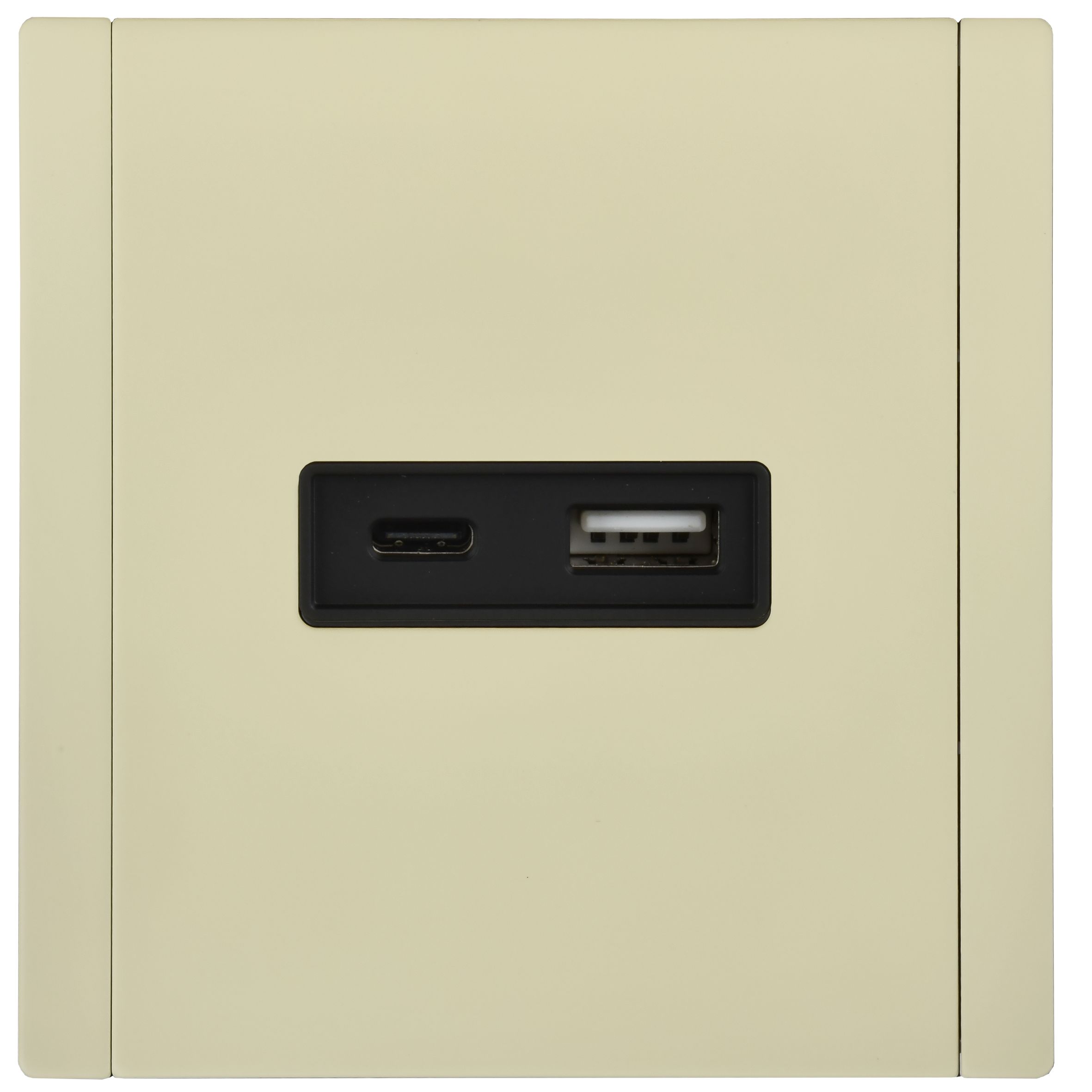 FORTE&PIANO Розетка USB A+C 18Вт FP851M металл слоновая кость IEK — фото