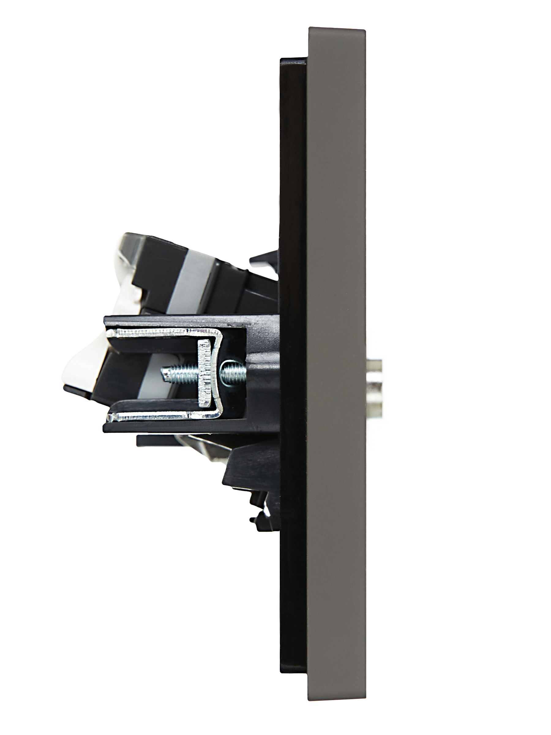 FORTE&PIANO Розетка двойная TV+RJ45 кат.5E FP336 серый IEK — фото