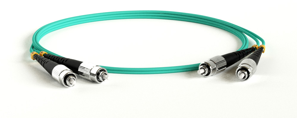 Hyperline FC-D2-503-FC/UR-FC/UR-H-1M-LSZH-AQ Патч-корд волоконно-оптический (шнур) MM 50/125 (OM3), FC-FC, UPC, duplex, 2.0 мм, до 100G, LSZH, 1 м (замена FC-D2-503-FC/PR-FC/PR-H-1M-LSZH-AQ)