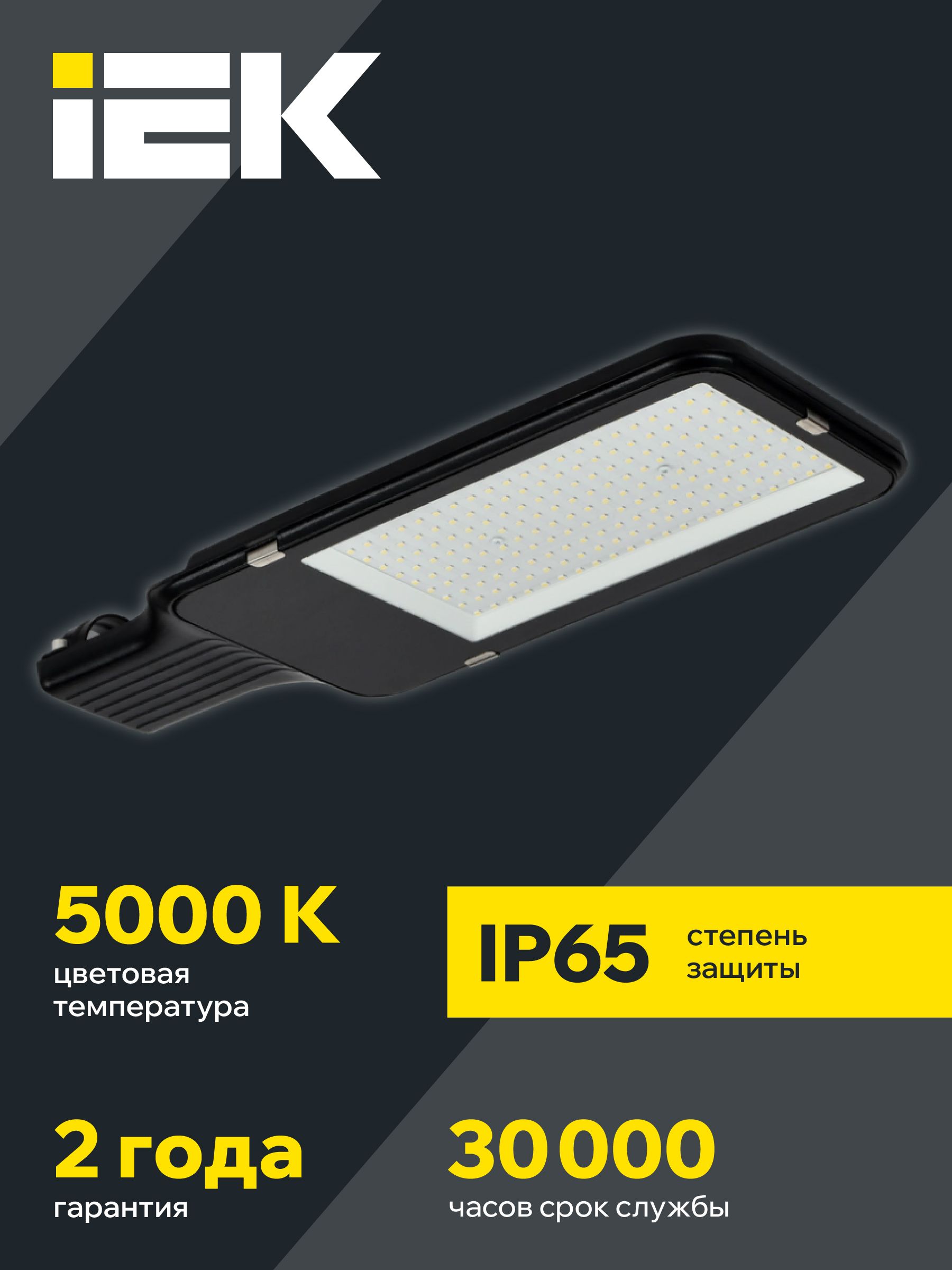 Светильник светодиодный консольный ДКУ 1013-150Д 5000К IP65 IEK — фото