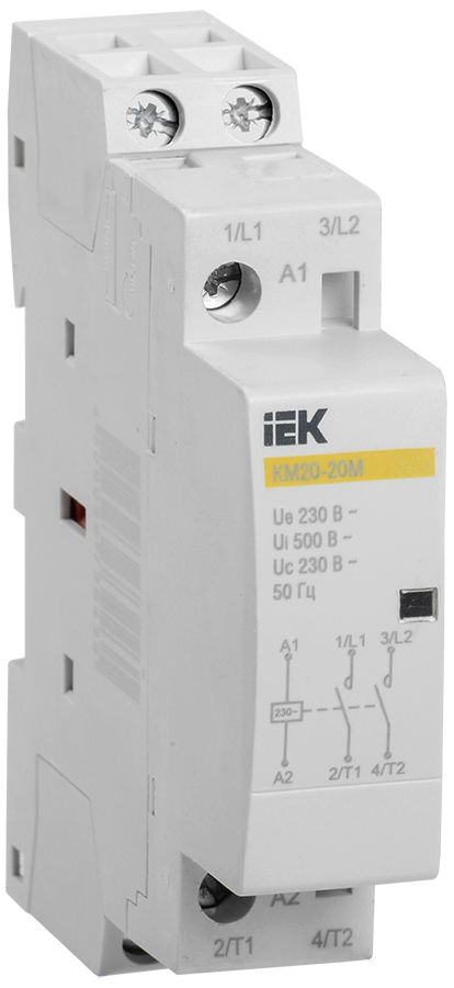Контактор модульный КМ20-20М AC IEK — фото