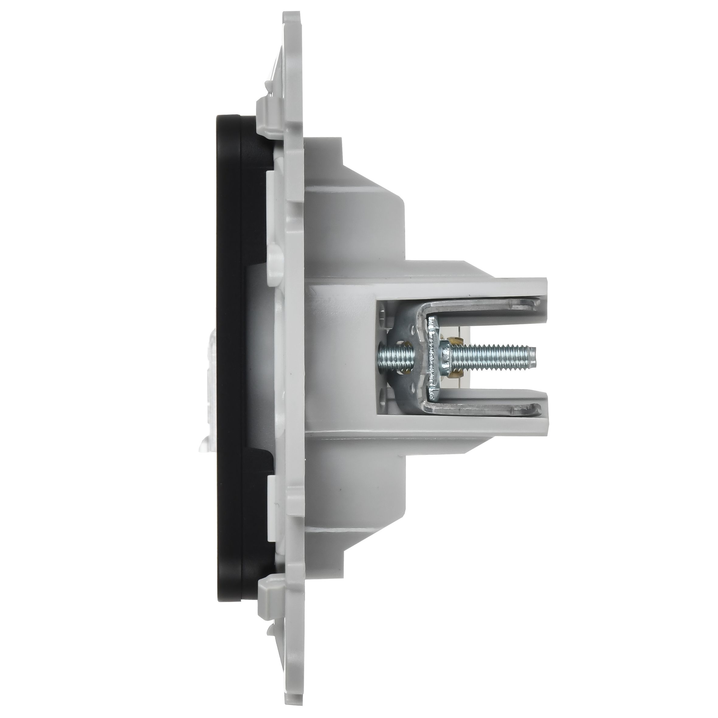 FLITE Розетка 2-местная RJ45/TV категория 5Е UTP РКТВ5е-2-0-ФлЧ черный IEK — фото